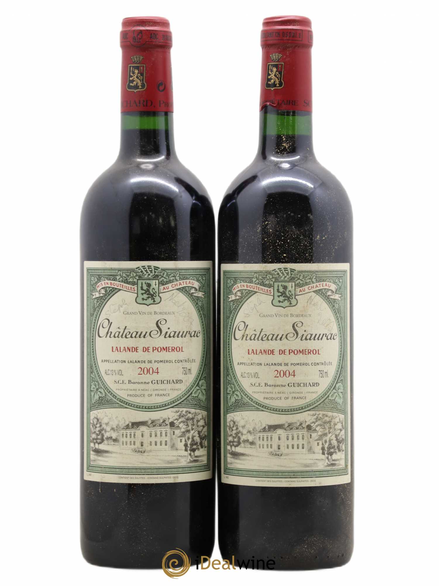 Château Siaurac 2004 - Lot de 2 bouteilles - 0