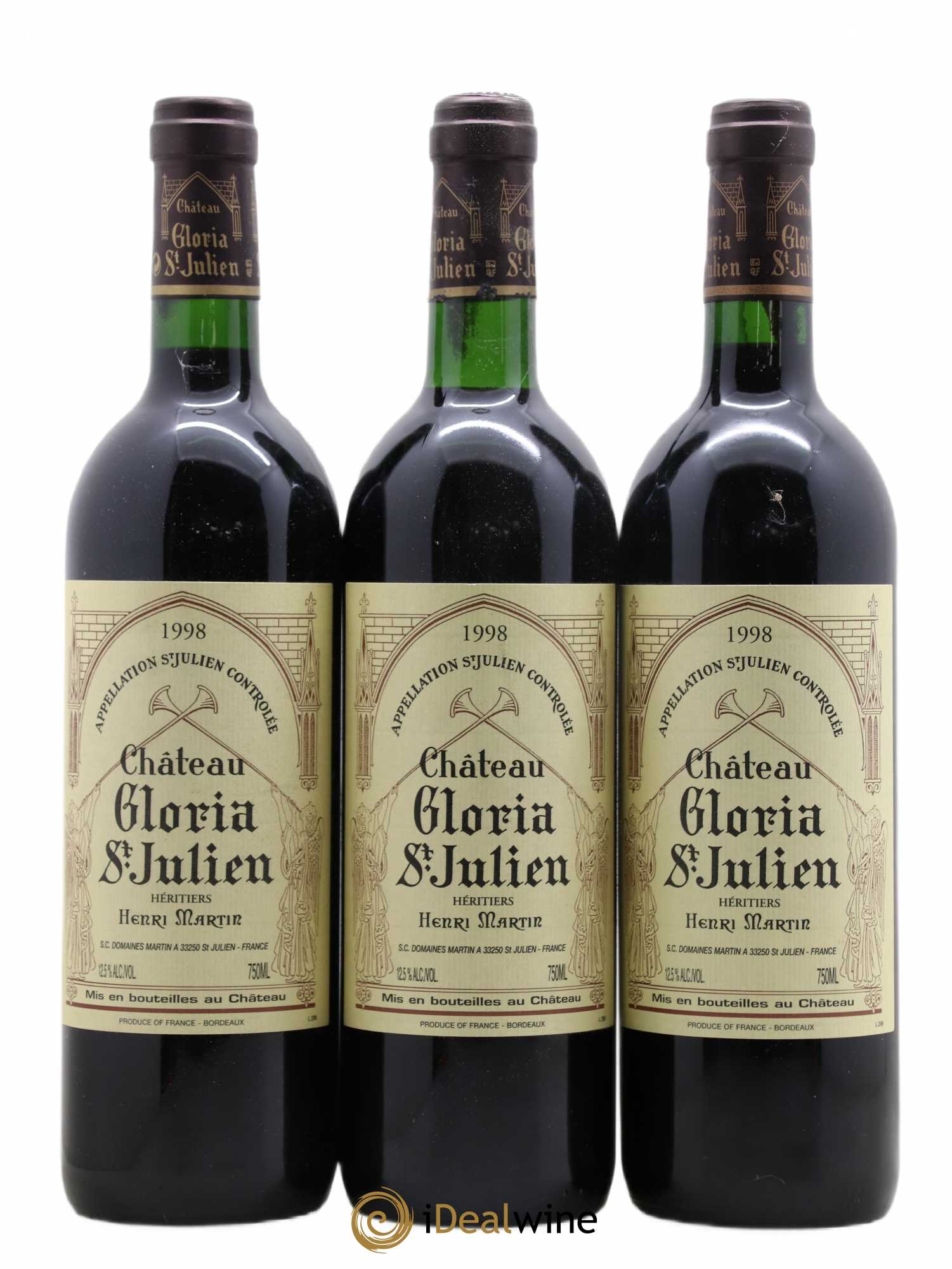 Château Gloria 1998 - Lot de 12 bouteilles - 1