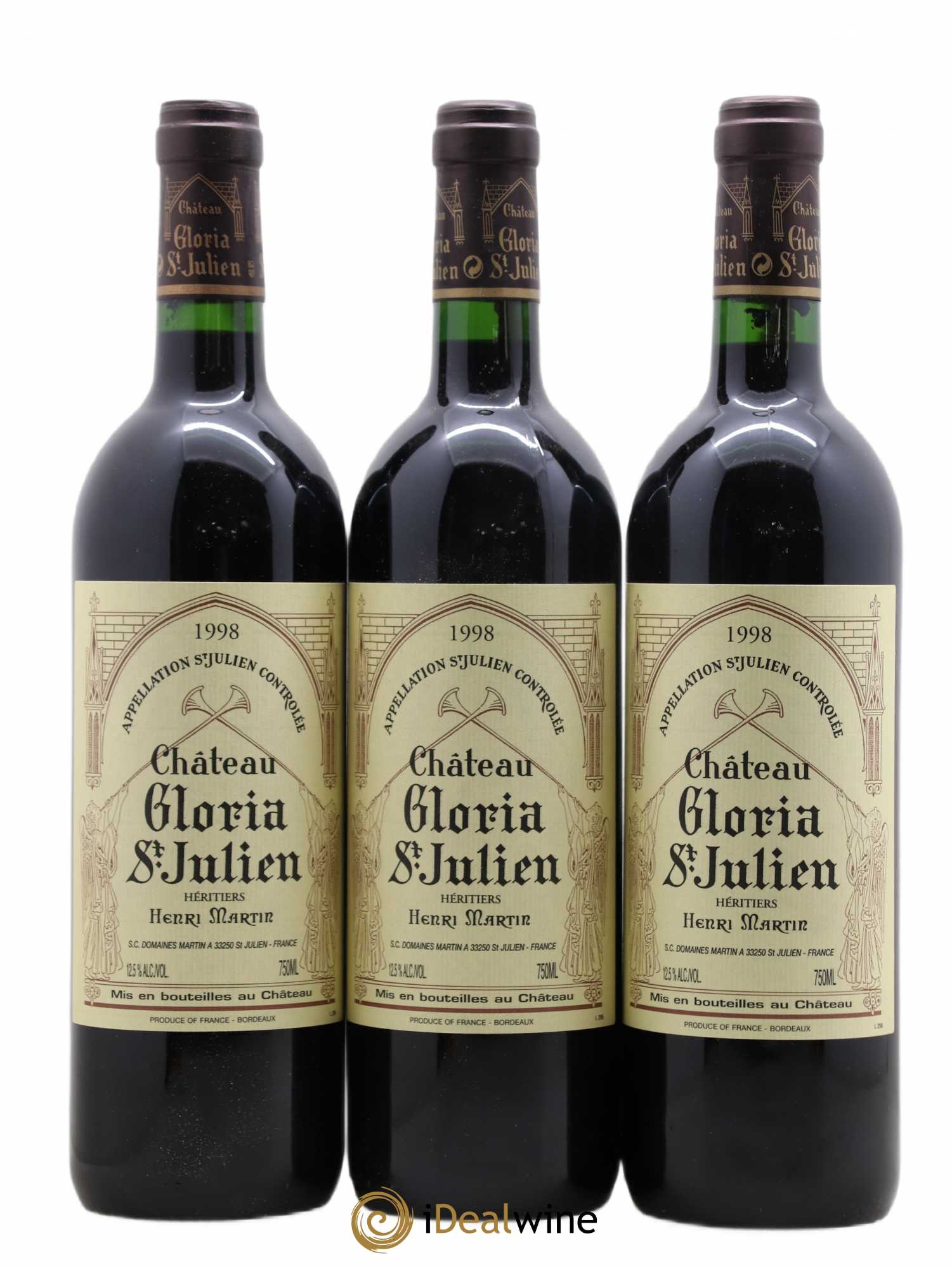 Château Gloria 1998 - Lot de 12 bouteilles - 2