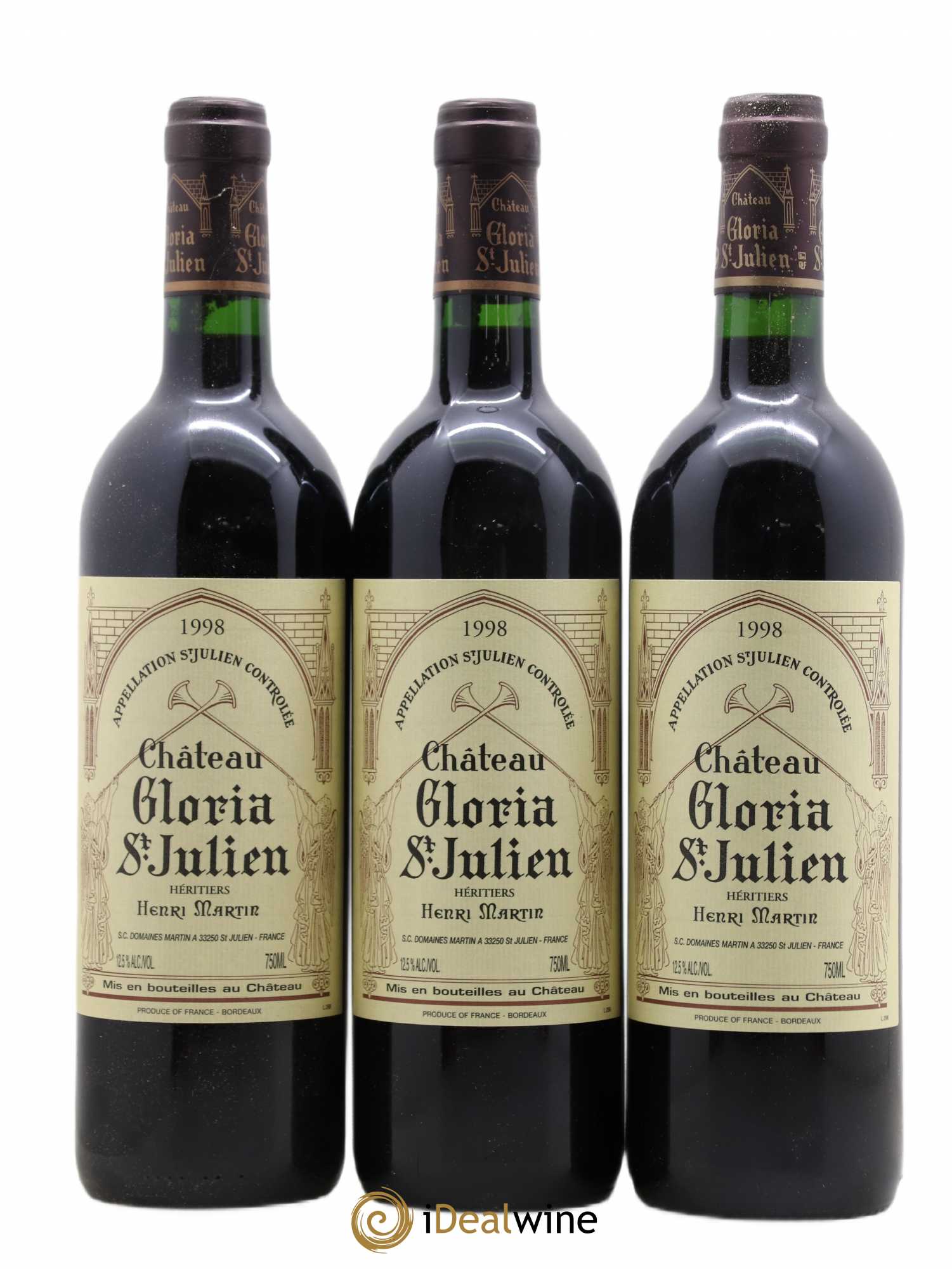 Château Gloria 1998 - Lot de 12 bouteilles - 3