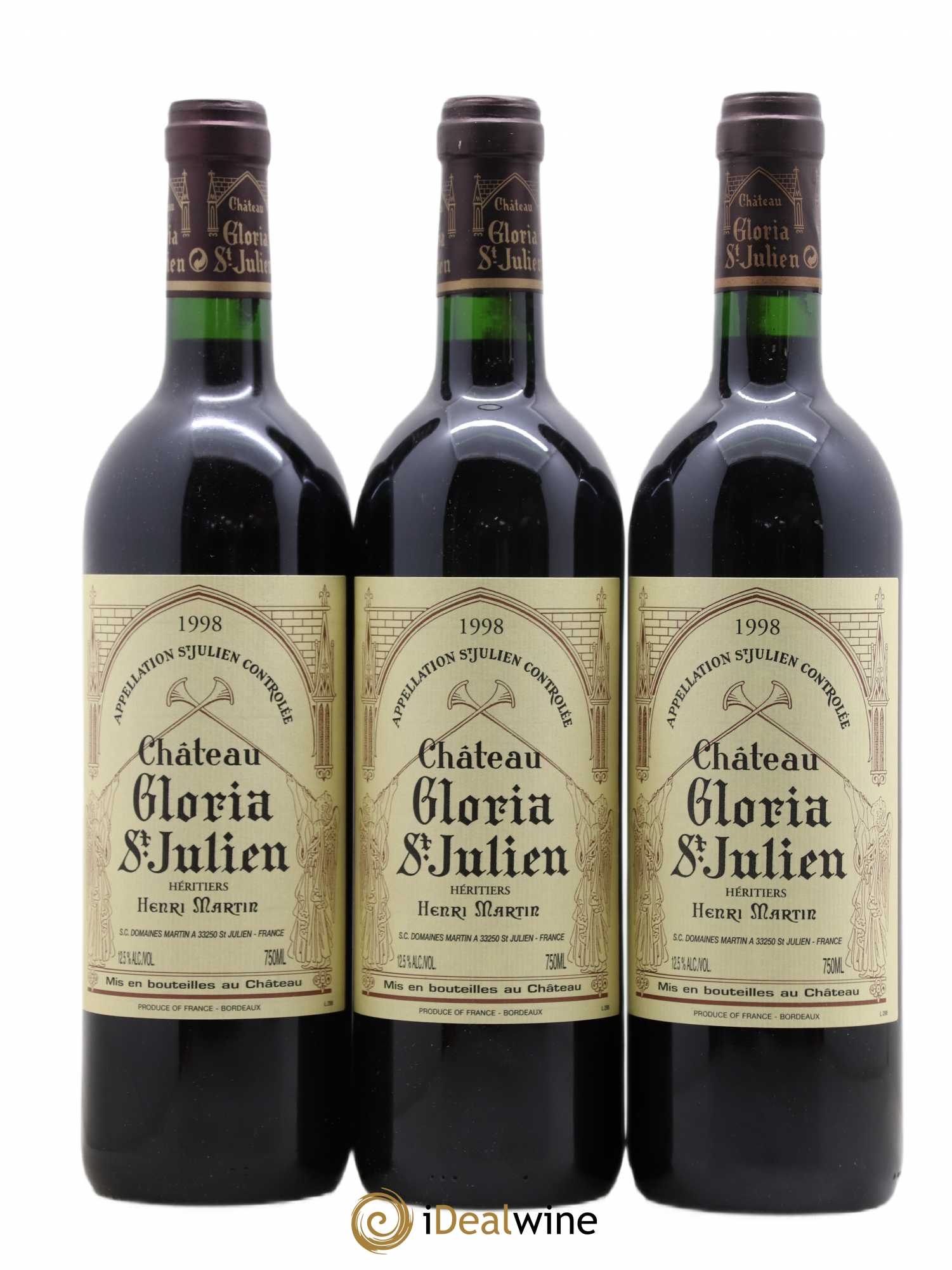Château Gloria 1998 - Lot de 12 bouteilles - 4