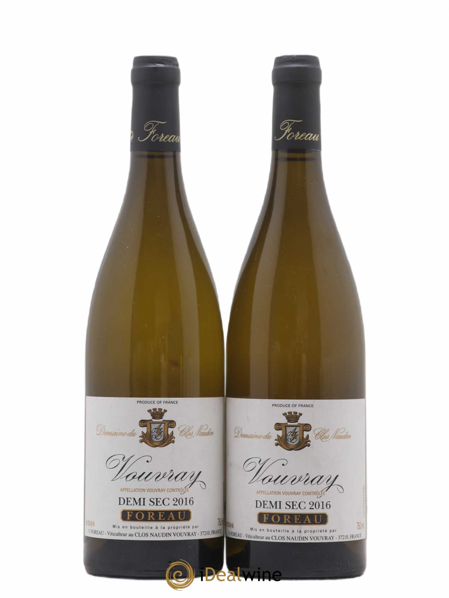 Vouvray Demi-Sec Clos Naudin - Philippe Foreau 2016 - Lot of 2 bottles - 0