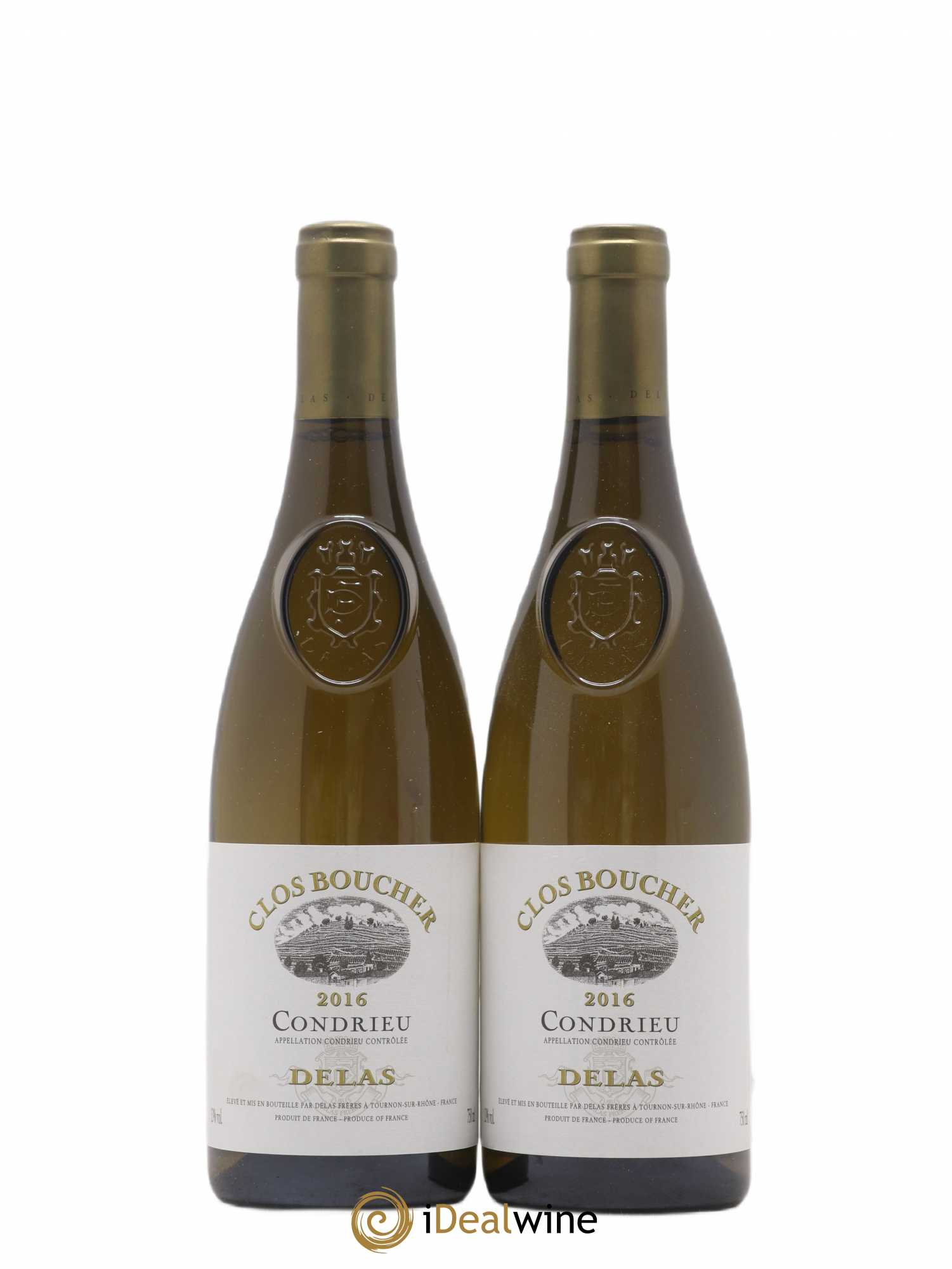 Condrieu Clos Boucher Delas Frères 2016 - Lot de 2 bouteilles - 0