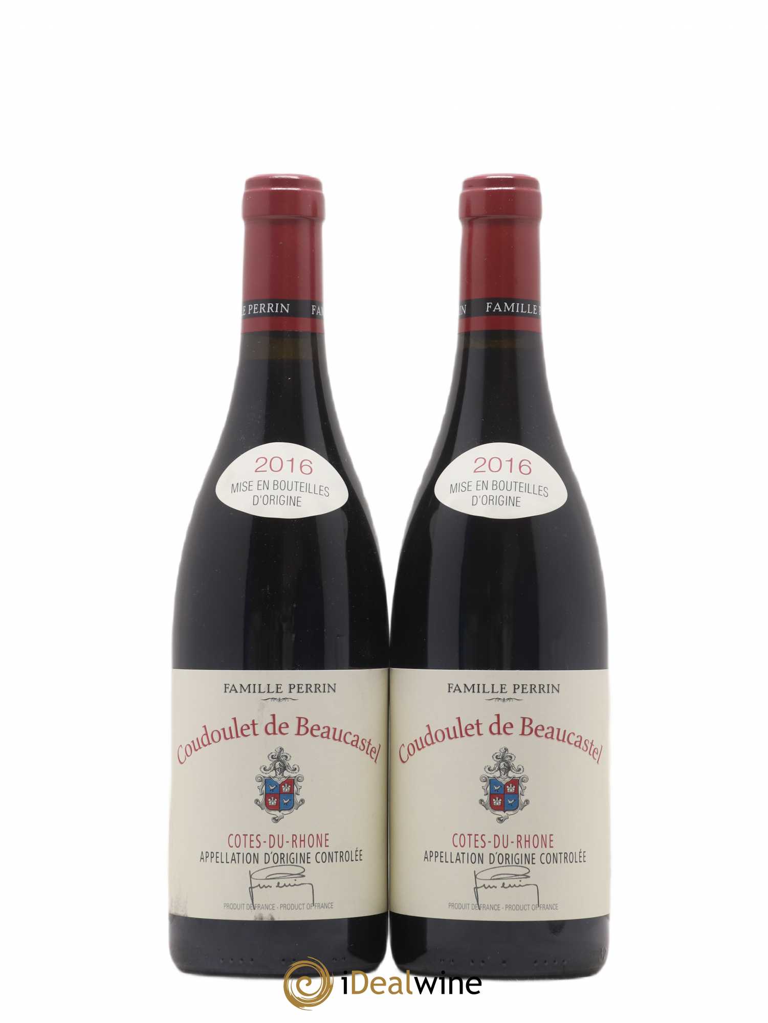 Côtes-du-Rhône Coudoulet de Beaucastel Famille Perrin 2016 - Lot de 2 bouteilles - 0