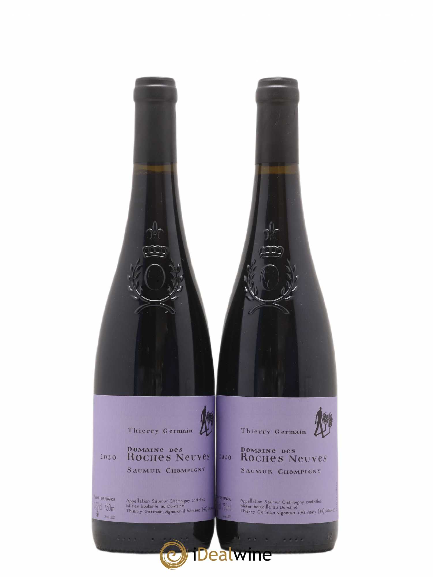 Saumur-Champigny Domaine des Roches Neuves - Thierry Germain 2020 - Lot de 2 bouteilles - 0
