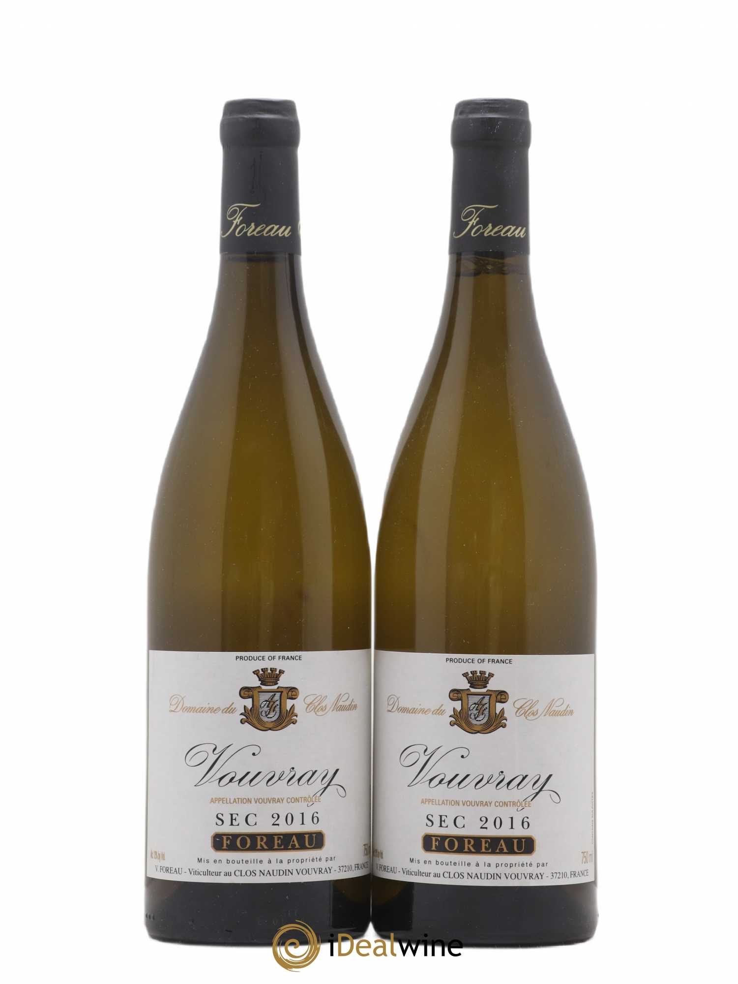Vouvray Sec Clos Naudin - Philippe Foreau 2016 - Lot de 2 bouteilles - 0