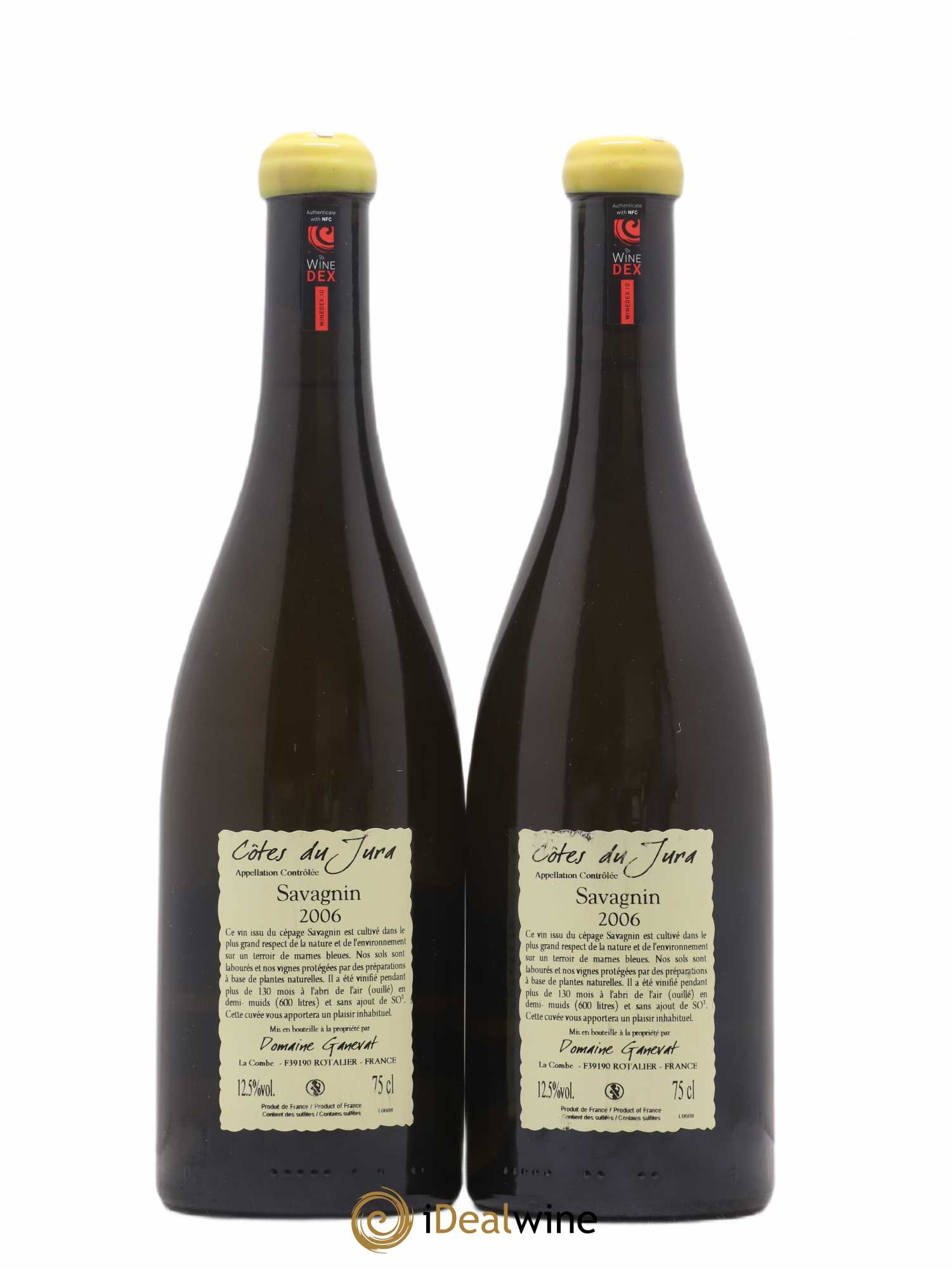 Côtes du Jura Les Vignes de mon Père Jean-François Ganevat (Domaine) 2006 - Lot de 2 bouteilles - 1