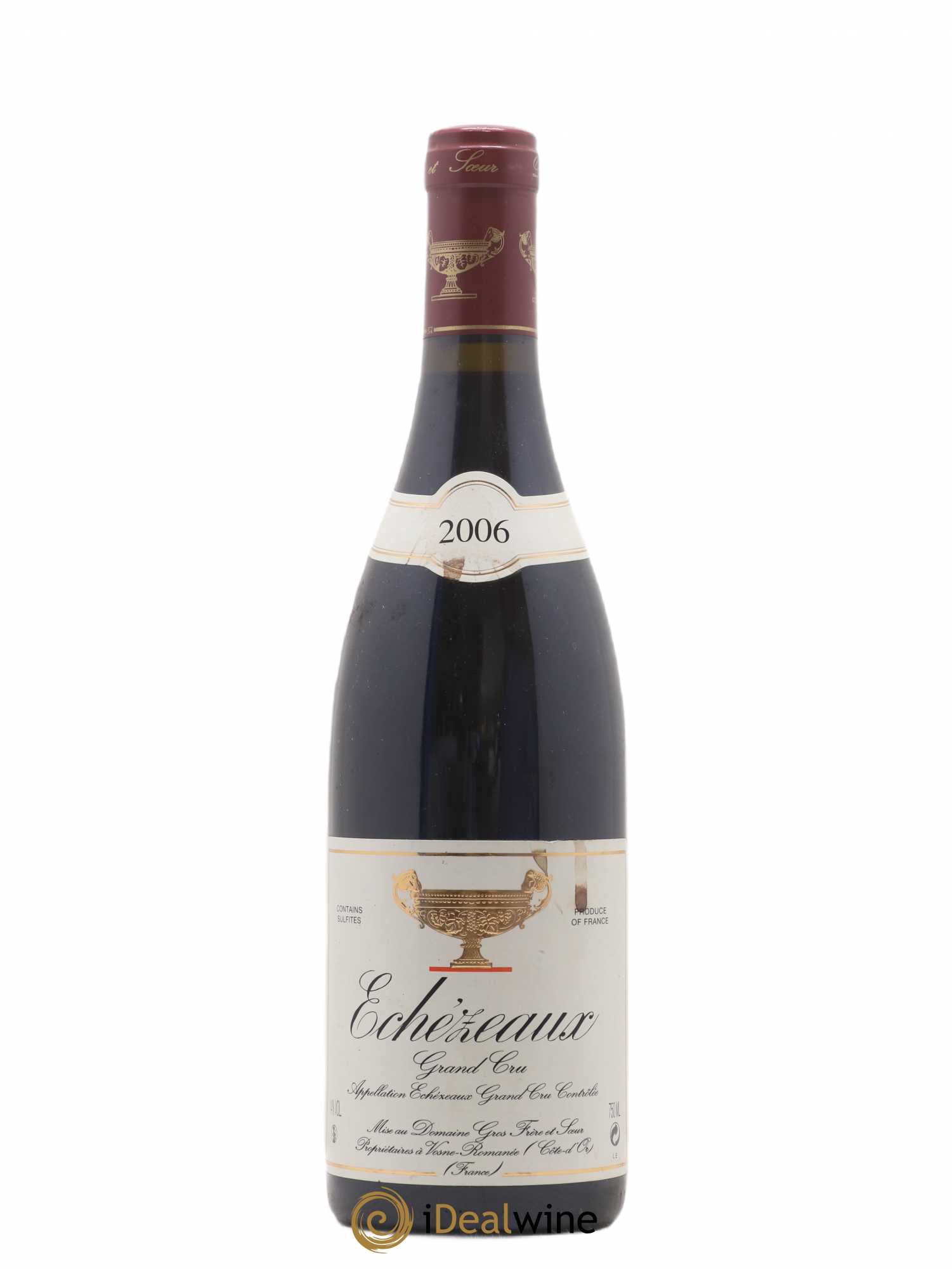 Echezeaux Grand Cru Gros Frère & Soeur 2006 - Lot de 1 bouteille - 0