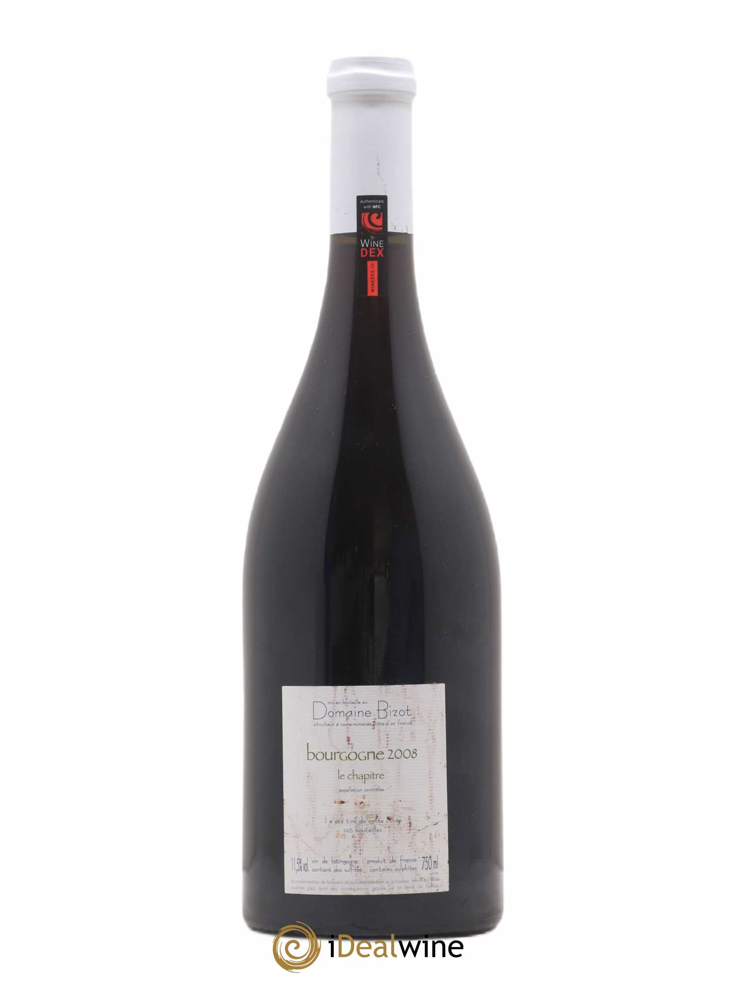 Bourgogne Le Chapitre Bizot (Domaine) 2008 - Lot de 1 bouteille - 1