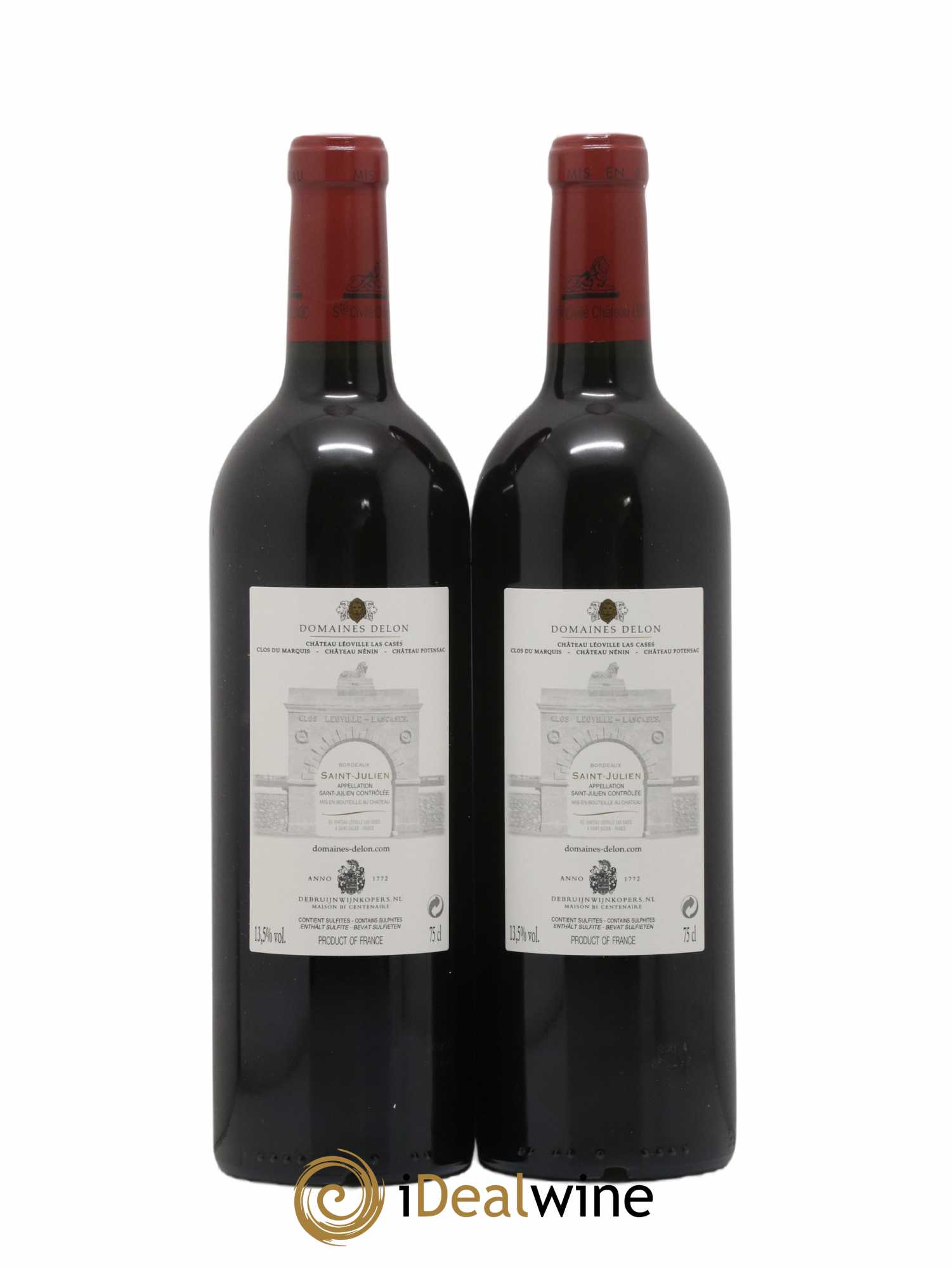 Château Léoville Las Cases 2ème Grand Cru Classé 2016 - Lot de 2 bouteilles - 1