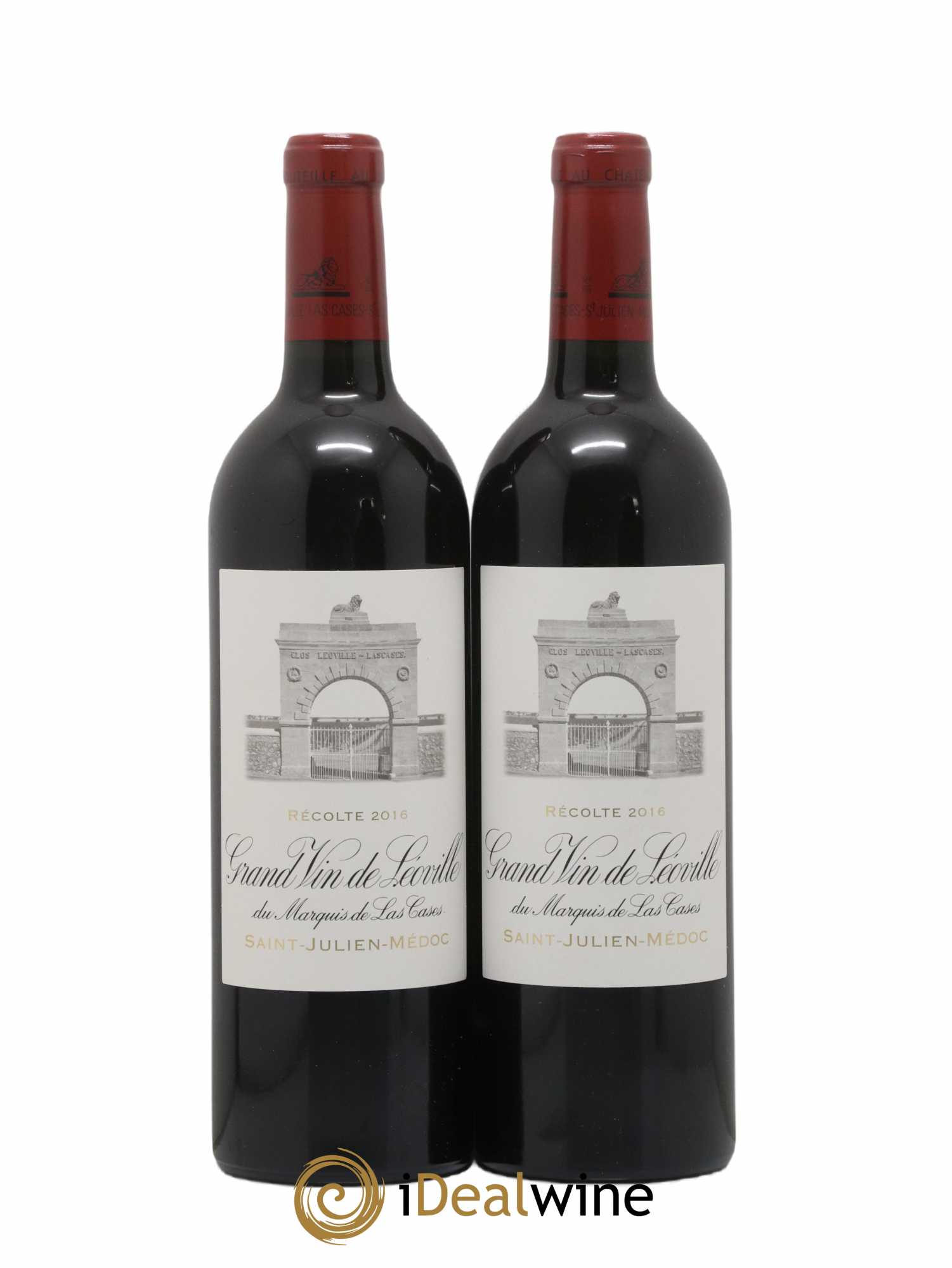 Château Léoville Las Cases 2ème Grand Cru Classé 2016 - Lot de 2 bouteilles - 0