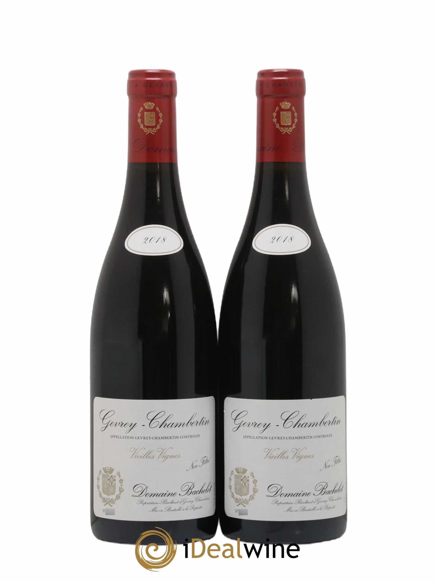Gevrey-Chambertin Vieilles Vignes Denis Bachelet (Domaine) 2018 - Lot de 2 bouteilles - 0