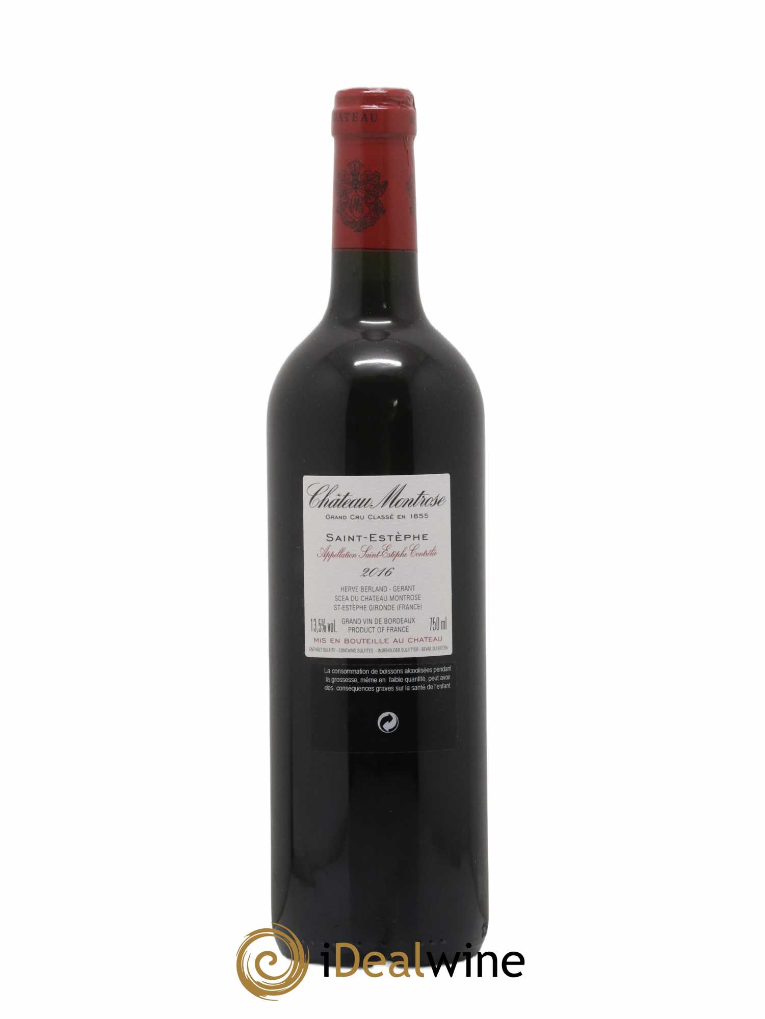 Château Montrose 2ème Grand Cru Classé 2016 - Lot de 1 bouteille - 1