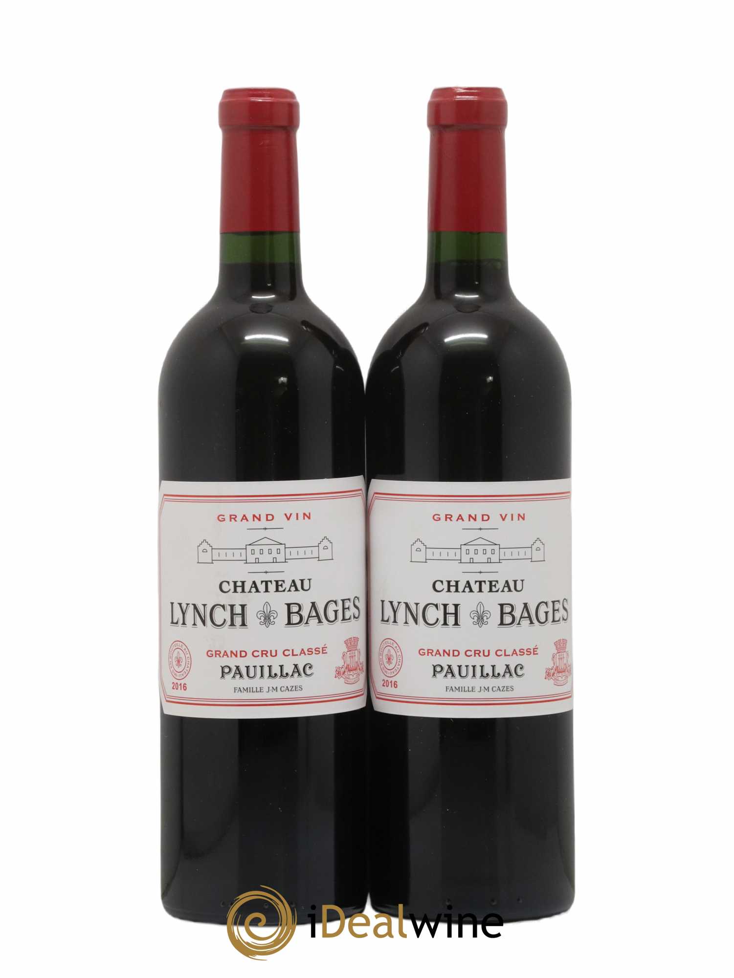 Château Lynch Bages 5ème Grand Cru Classé 2016 - Lot de 2 bouteilles - 0