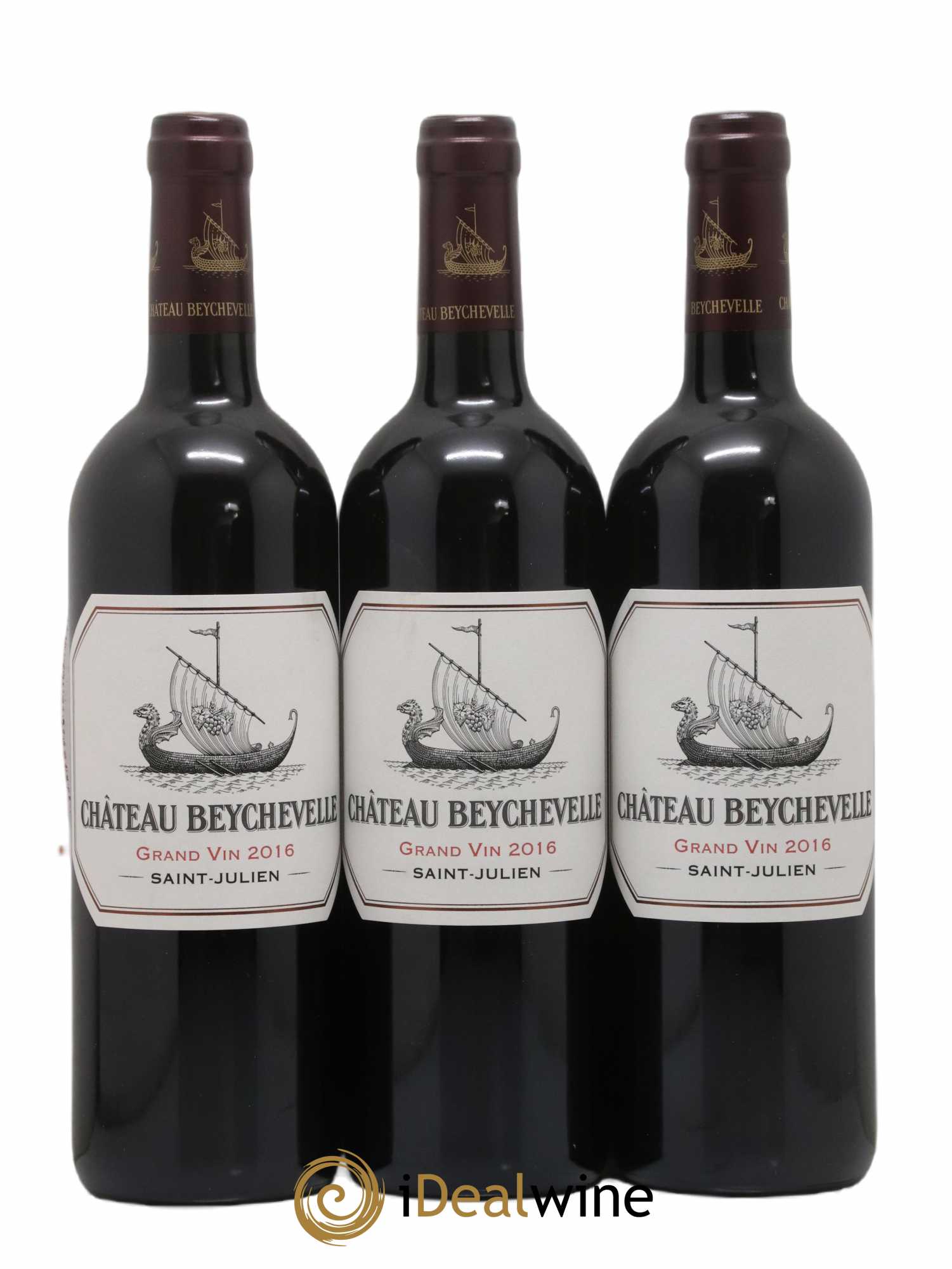Château Beychevelle 4ème Grand Cru Classé 2016 - Lot de 3 bouteilles - 0