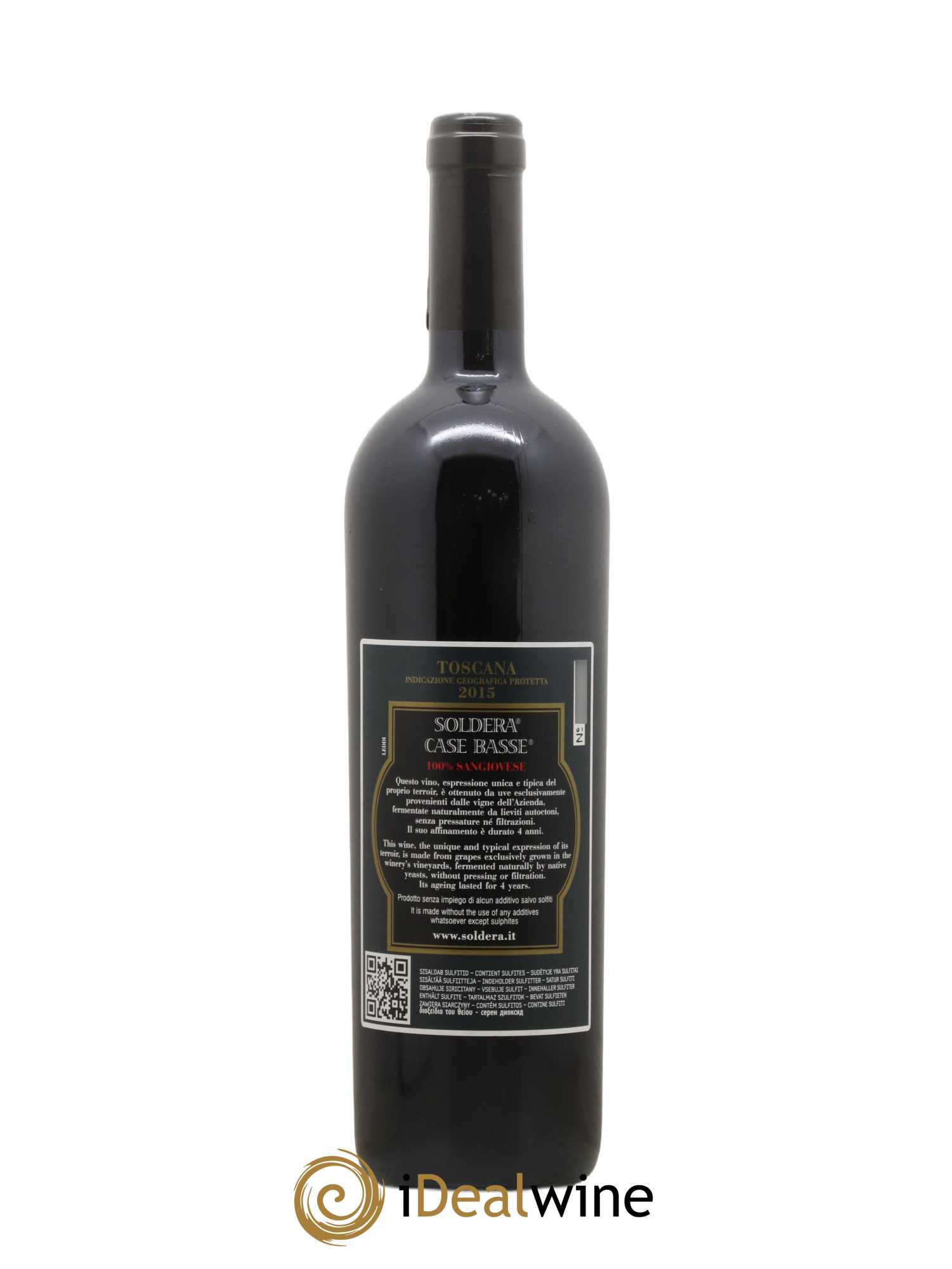 Toscana IGT Soldera Case Basse - Gianfranco Soldera 2015 - Lot de 1 bouteille - 1