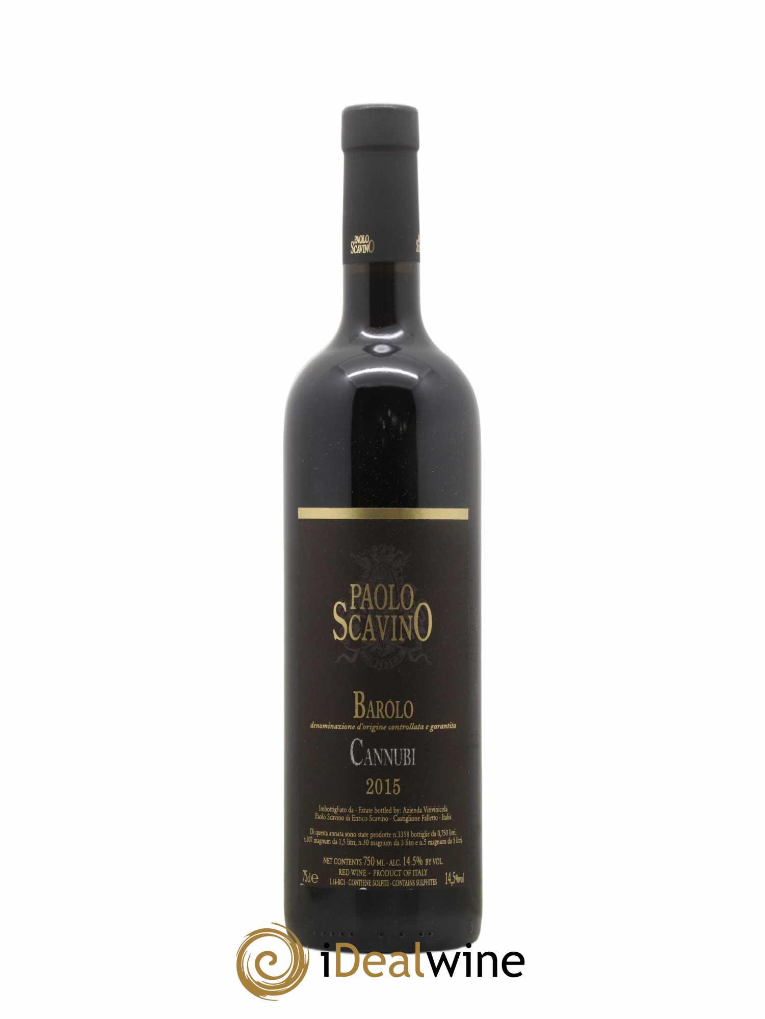 Barolo Cannubi Paolo Scavino 2015 - Lot de 1 bouteille - 0