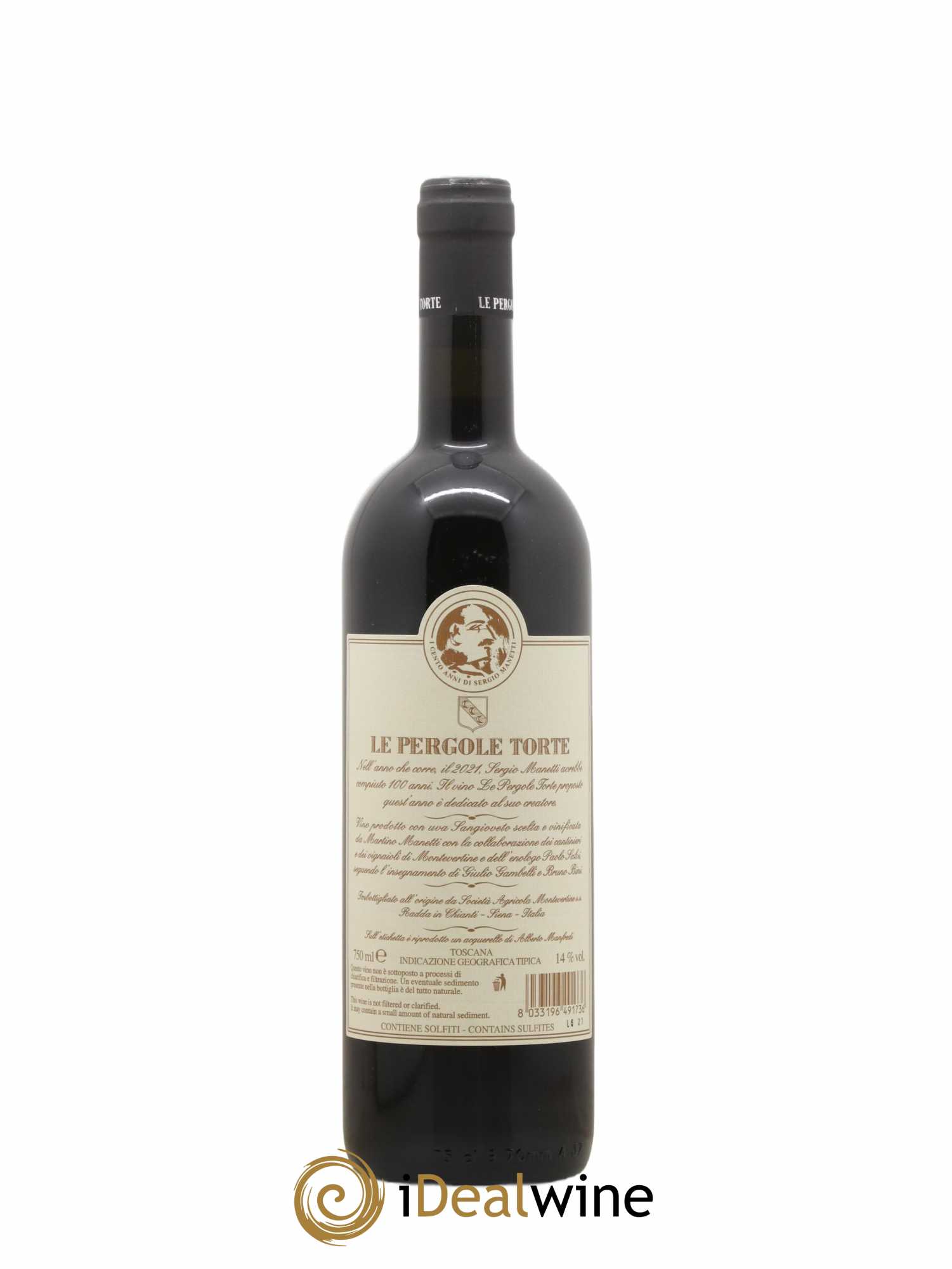 Toscana IGT Montevertine Le Pergole Torte Famille Manetti 2018 - Lot de 1 bouteille - 1