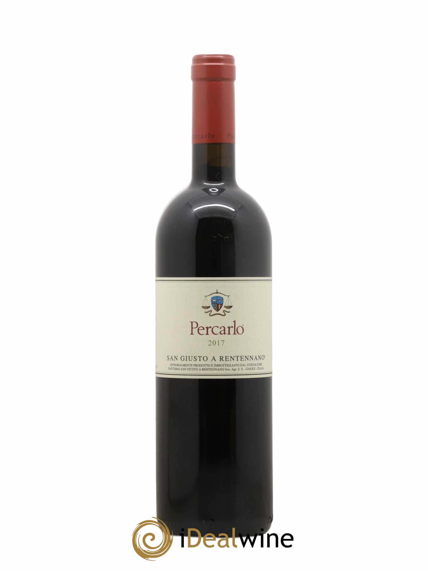 Toscana IGT San Giusto a Rentennano Percarlo Famille Martini di Cigala 2017 - Lot de 1 bouteille - 0