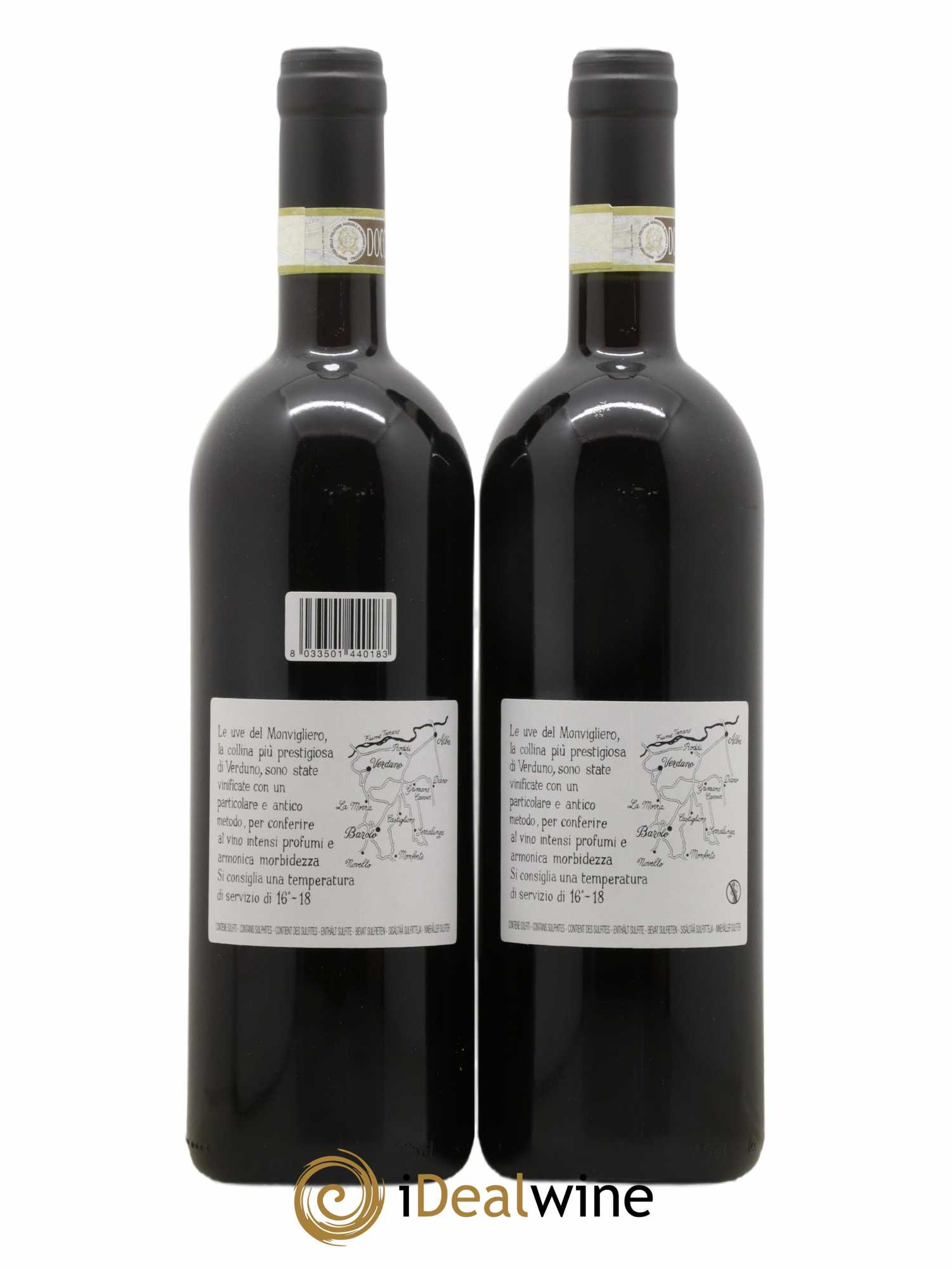 Barolo DOCG Monvigliero Comm. Giovan Battista Burlotto 2018 - Lot de 2 bouteilles - 1