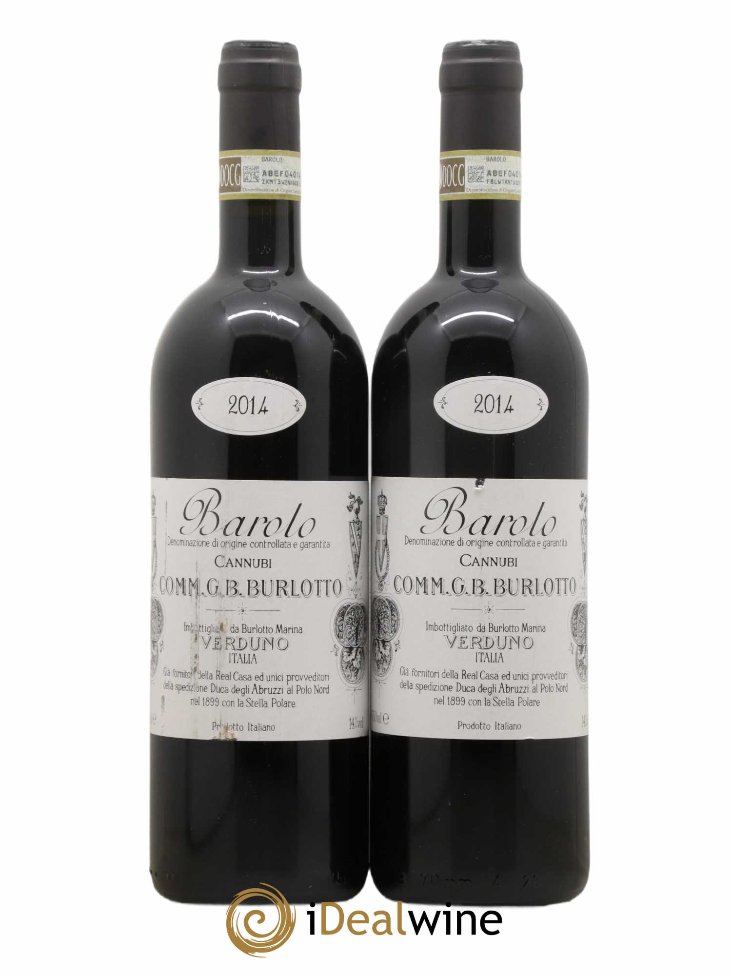 Barolo DOCG Cannubi Comm. Giovan Battista Burlotto 2014 - Lot de 2 bouteilles - 0