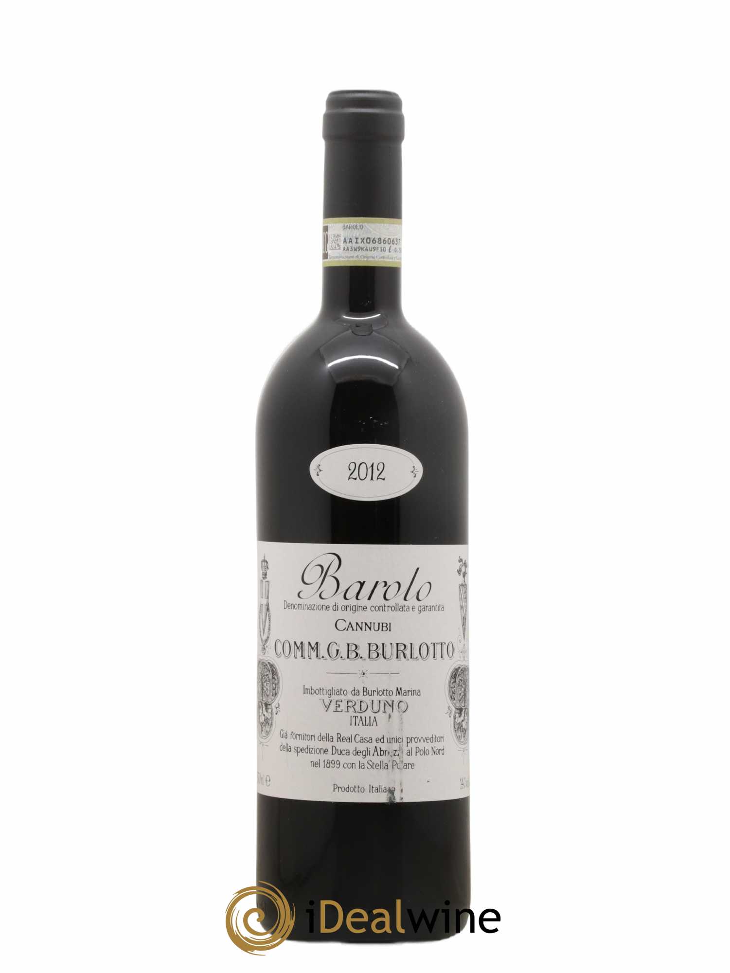 Barolo DOCG Cannubi Comm. Giovan Battista Burlotto 2012 - Lot de 1 bouteille - 0