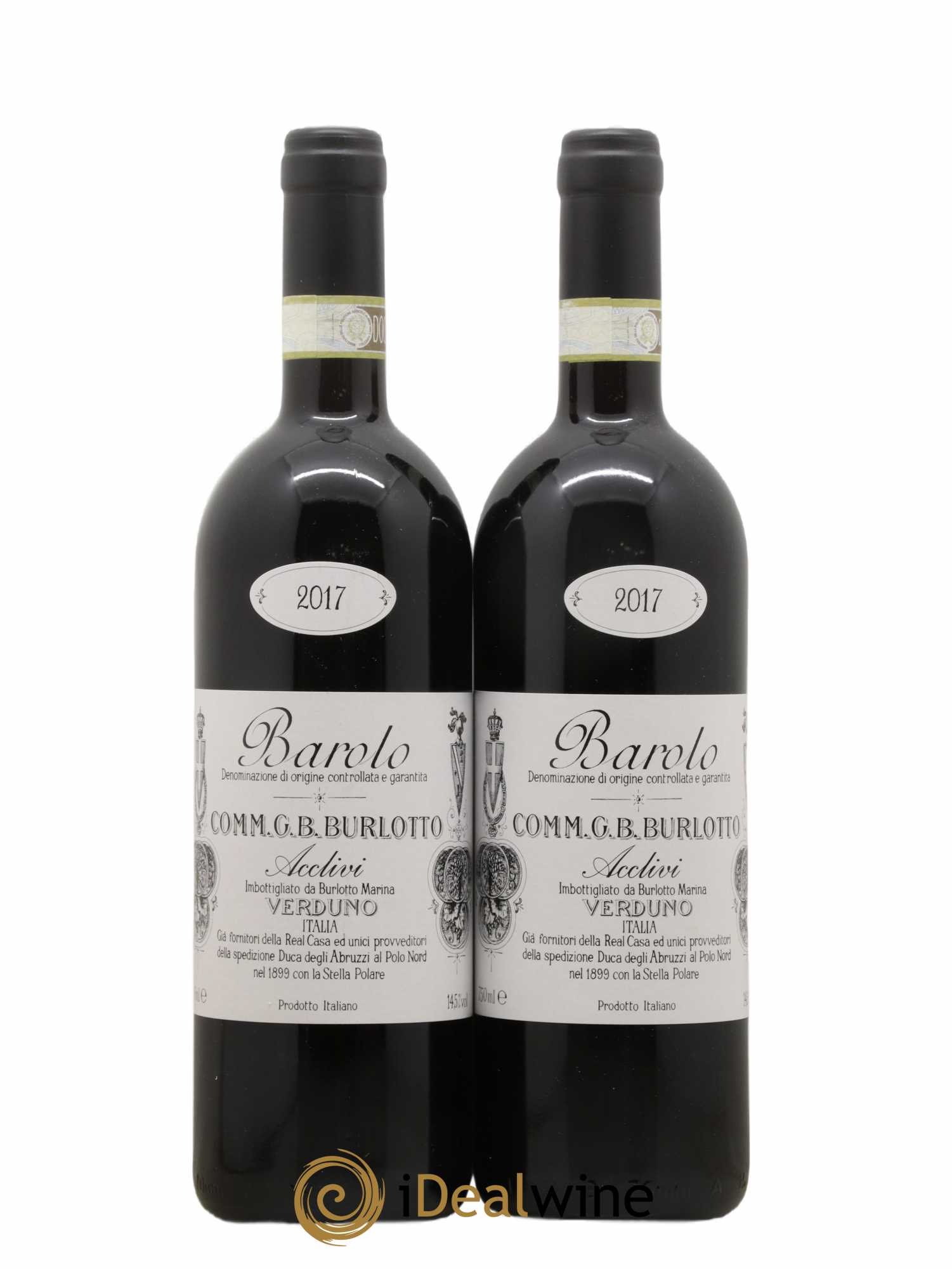 Barolo DOCG Acclivi Comm. Giovan Battista Burlotto 2017 - Lot de 2 bouteilles - 0