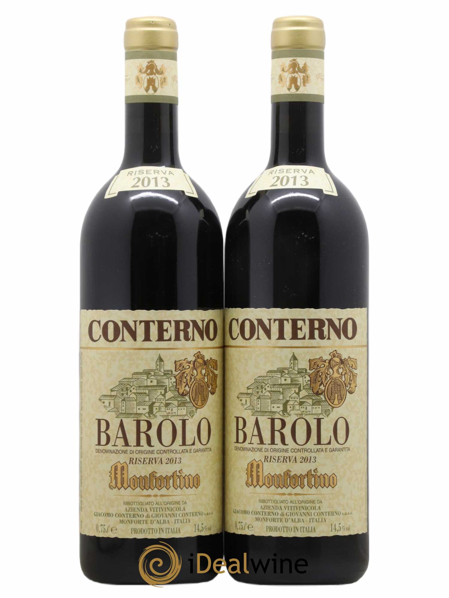 Barolo DOCG Riserva Monfortino Giacomo Conterno 2013 - Lot de 2 bouteilles - 0