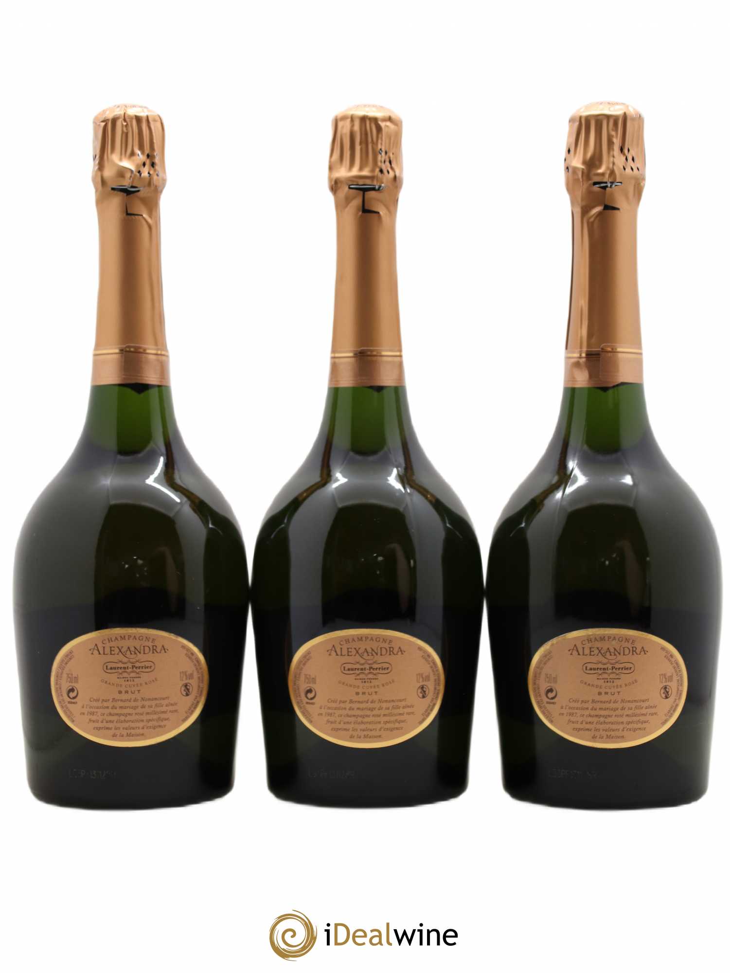 Grand Siècle Cuvée Alexandra Laurent Perrier 2004 - Lot de 3 bouteilles - 1