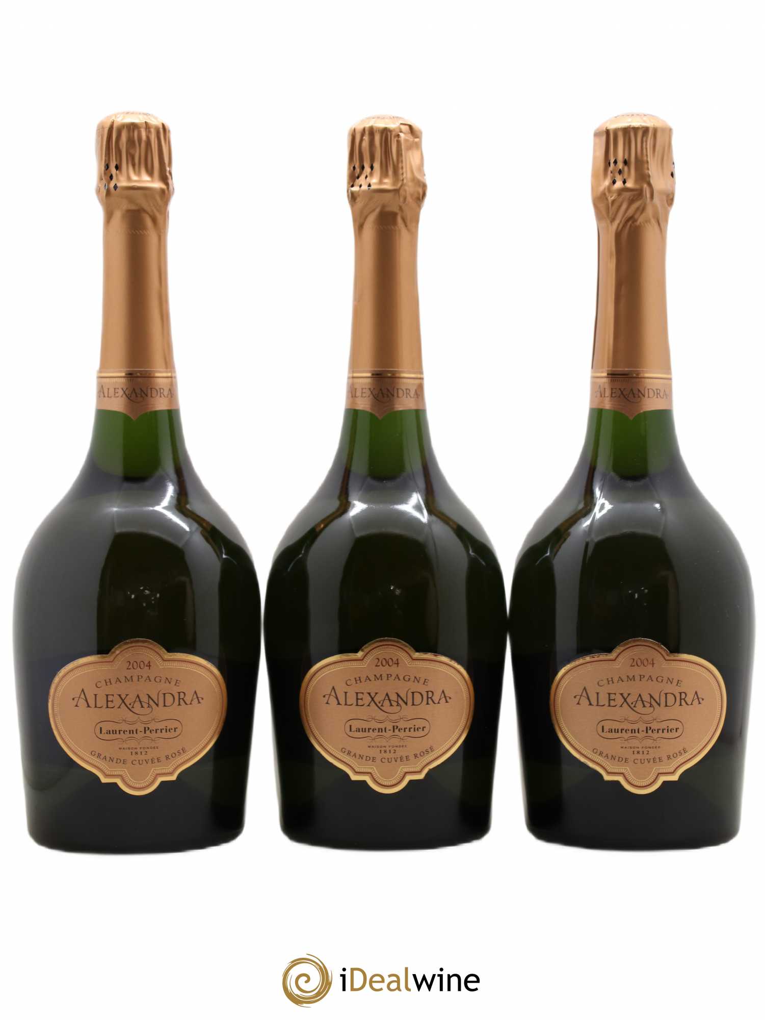 Grand Siècle Cuvée Alexandra Laurent Perrier 2004 - Lot de 3 bouteilles - 0