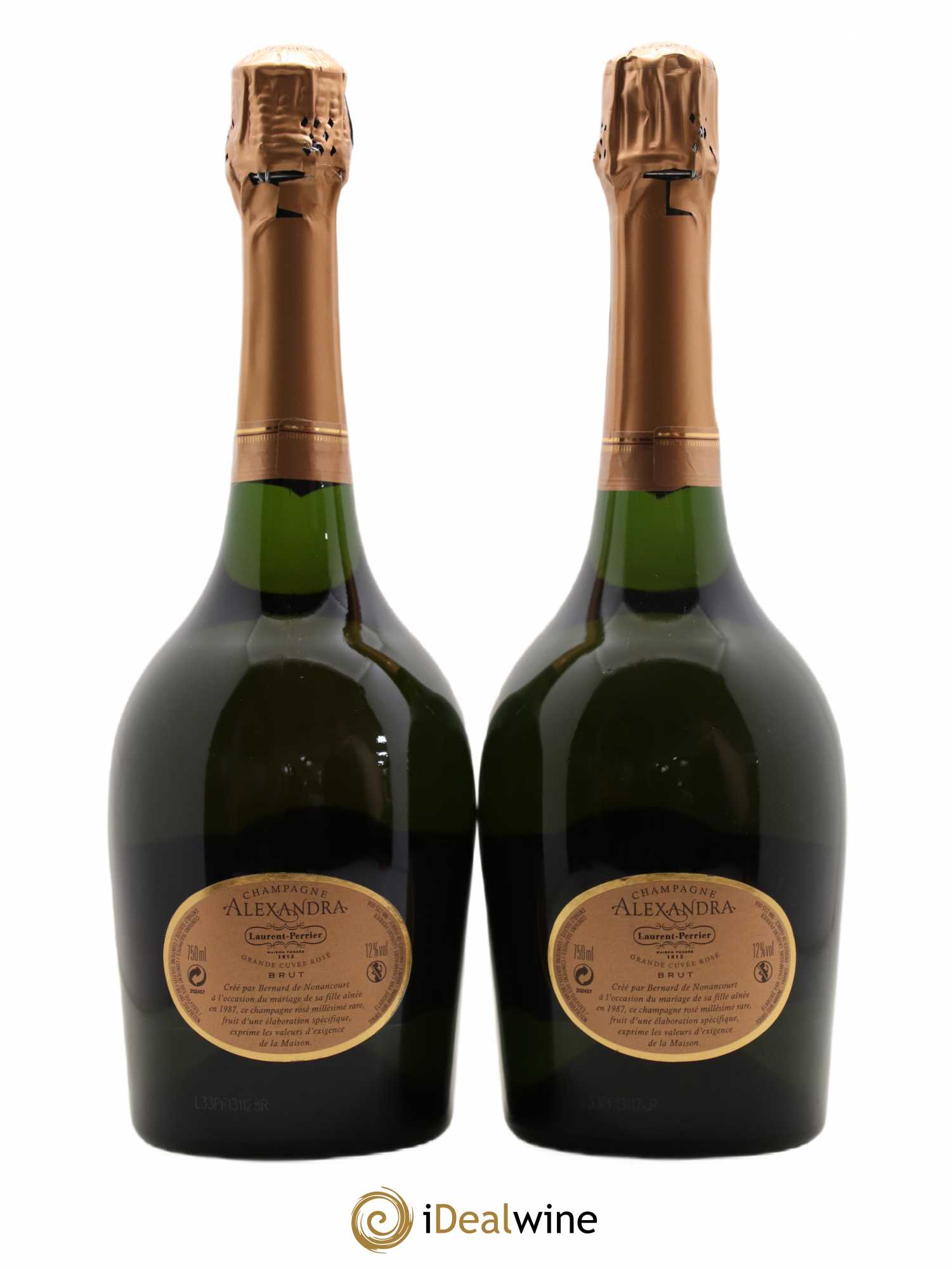 Grand Siècle Cuvée Alexandra Laurent Perrier 2004 - Lot de 2 bouteilles - 1