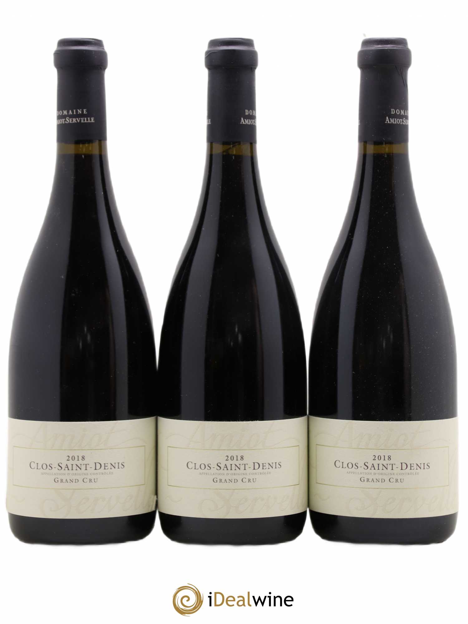 Clos Saint-Denis Grand Cru Amiot-Servelle 2018 - Lot de 3 bouteilles - 0
