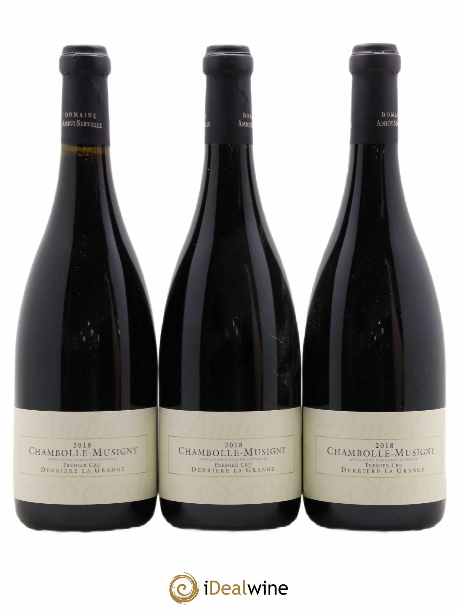 Chambolle-Musigny 1er Cru Derrière la Grange Amiot-Servelle 2018 - Lot de 3 bouteilles - 0