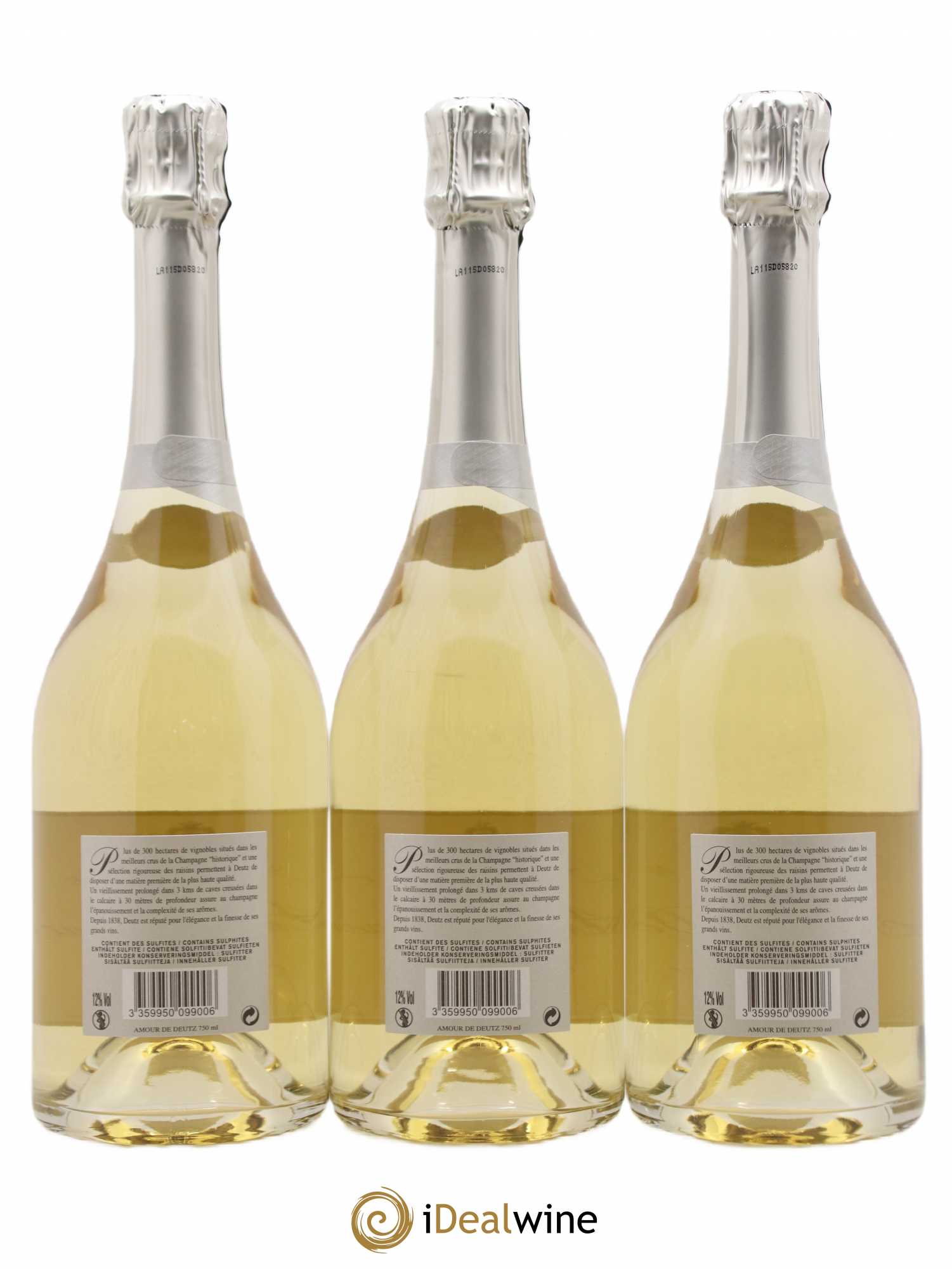 Amour de Deutz Brut Deutz 2011 - Lot de 3 bouteilles - 1