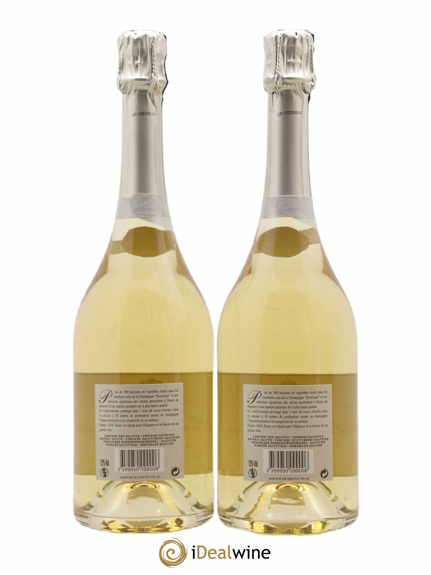 Amour de Deutz Brut Deutz 2011 - Lot de 2 bouteilles - 1