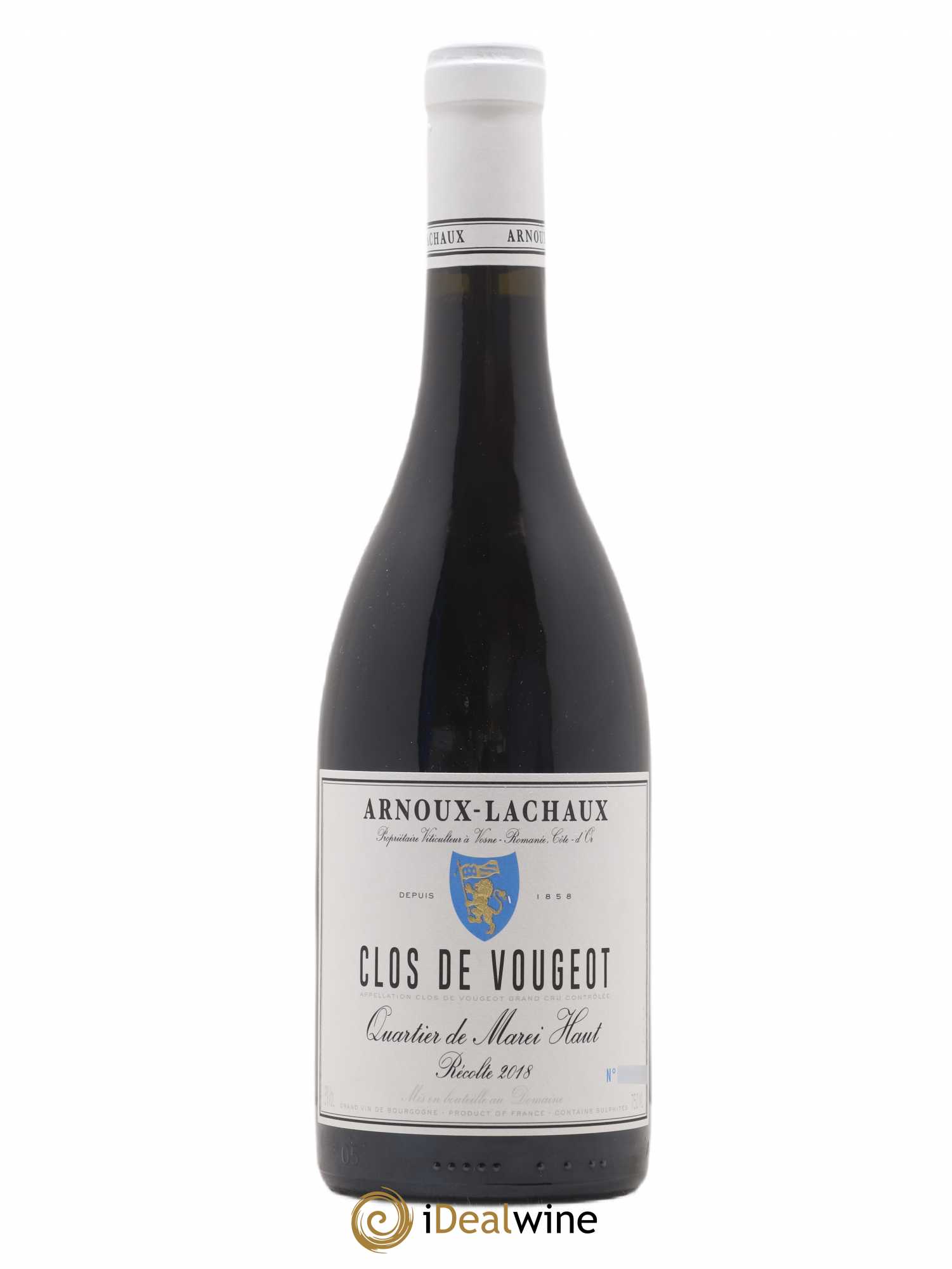 Clos de Vougeot Grand Cru Quartier de Marei Haut Arnoux-Lachaux 2018 - Posten von 1 Flasche - 0