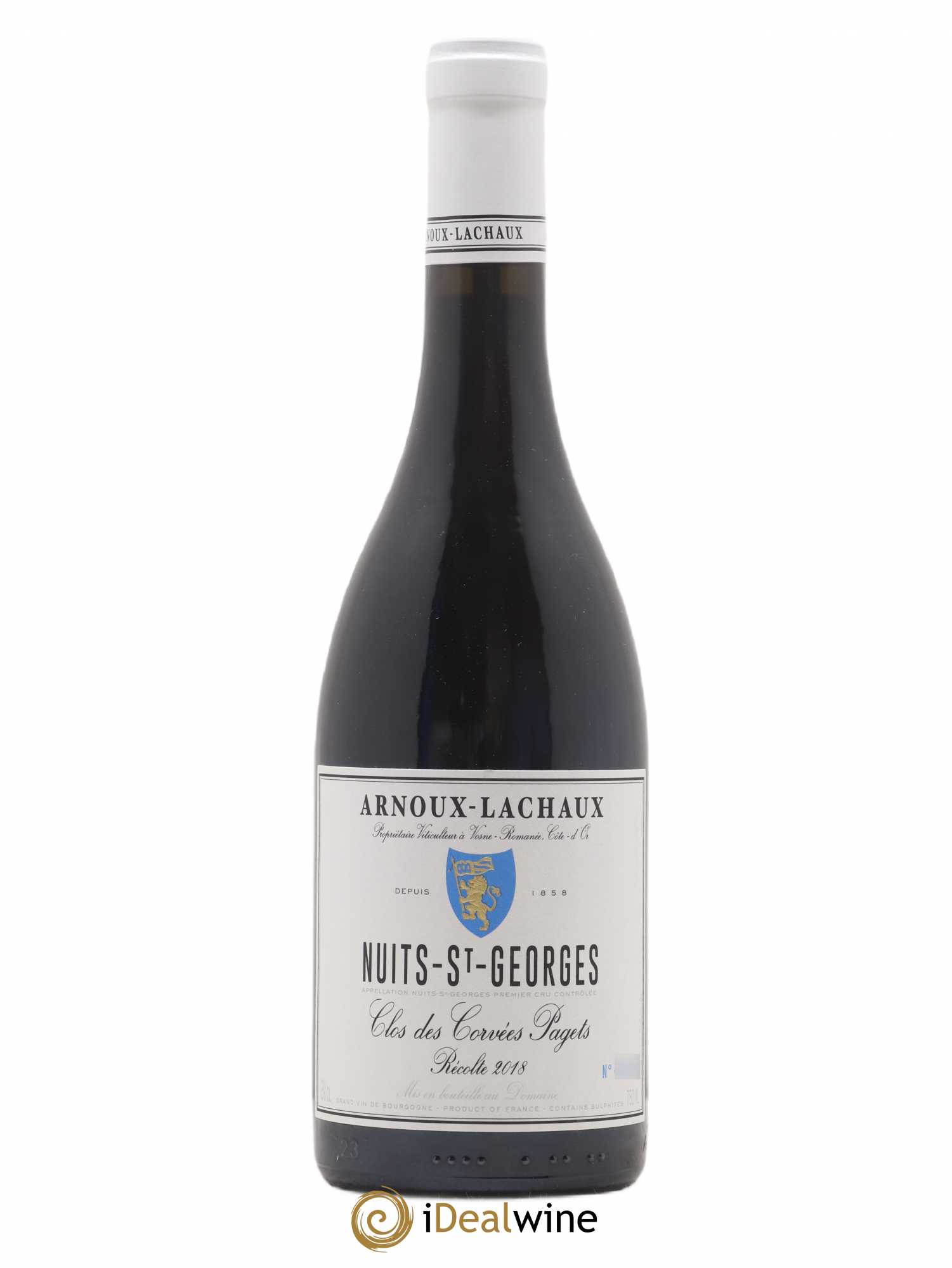 Nuits-Saint-Georges 1er Cru Clos des Corvées Pagets Arnoux-Lachaux (Domaine) 2018 - Lot de 1 bouteille - 0