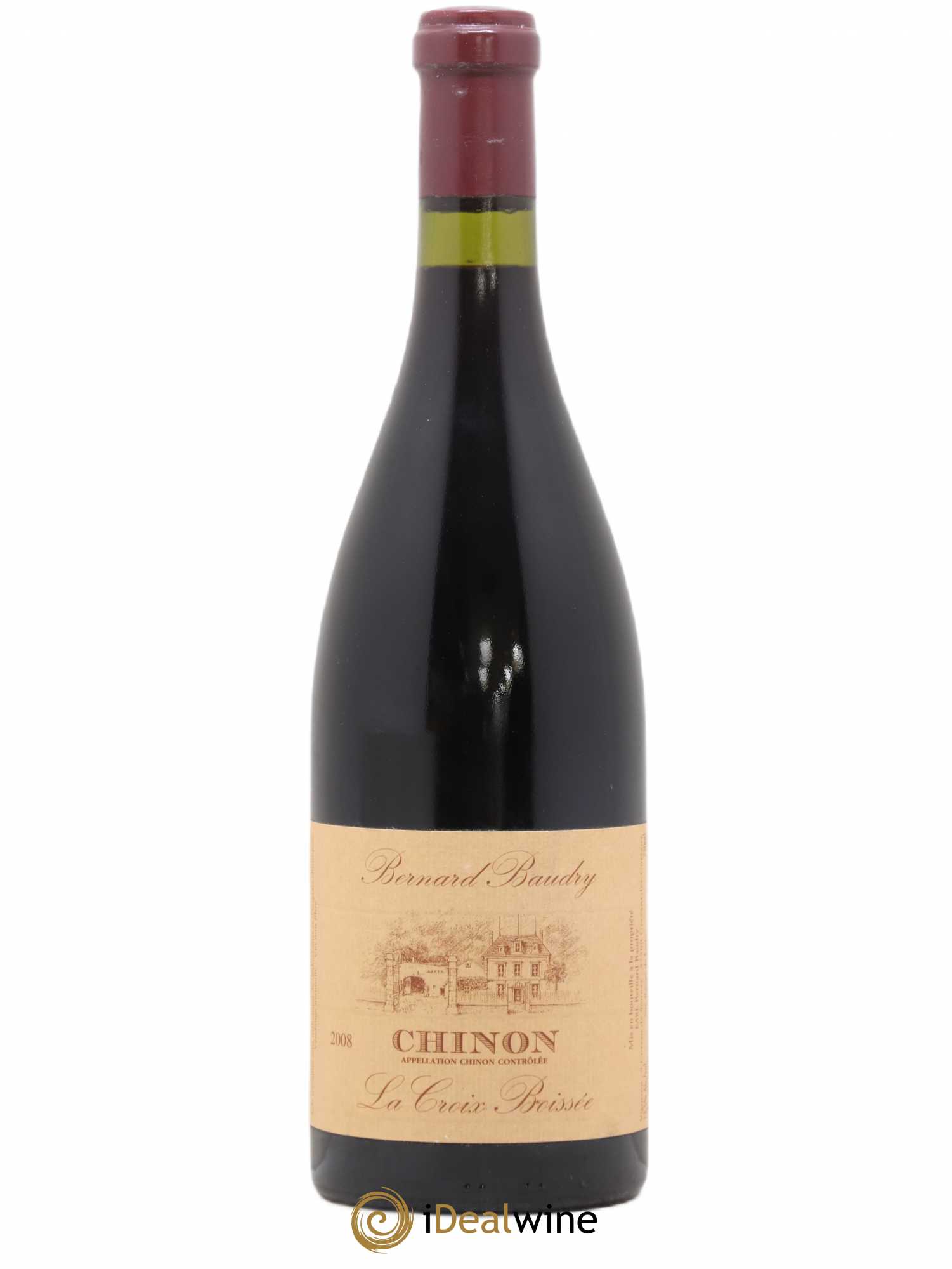 Chinon La Croix Boissée Bernard Baudry 2008 - Lot de 1 bouteille - 0