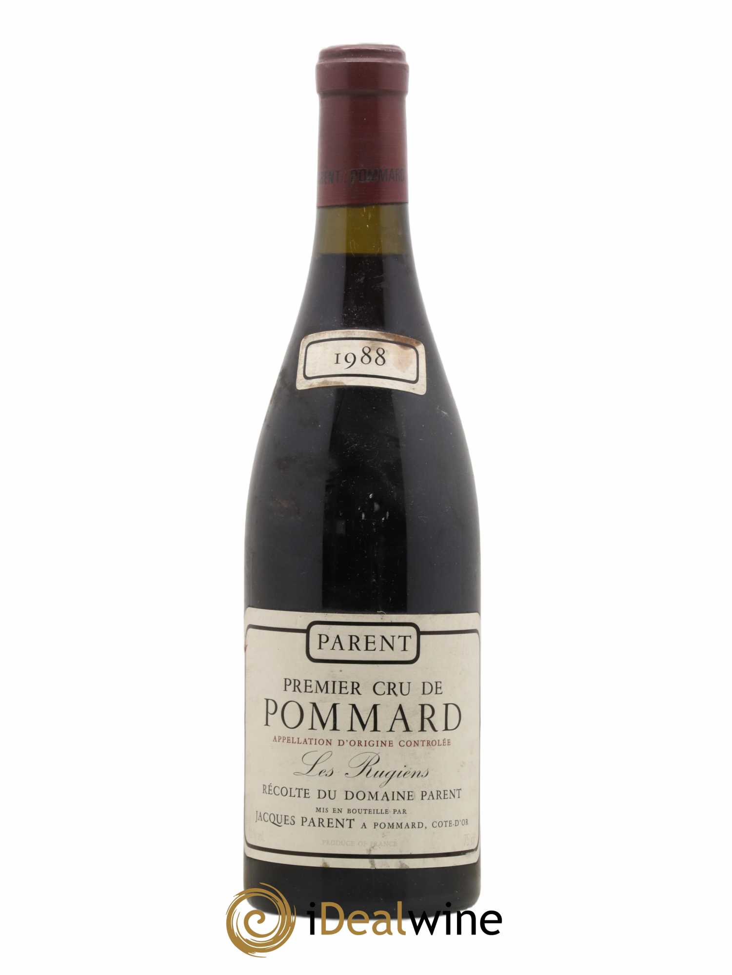 Pommard 1er Cru Les Rugiens Parent (Domaine) 1988 - Lot de 1 bouteille - 0