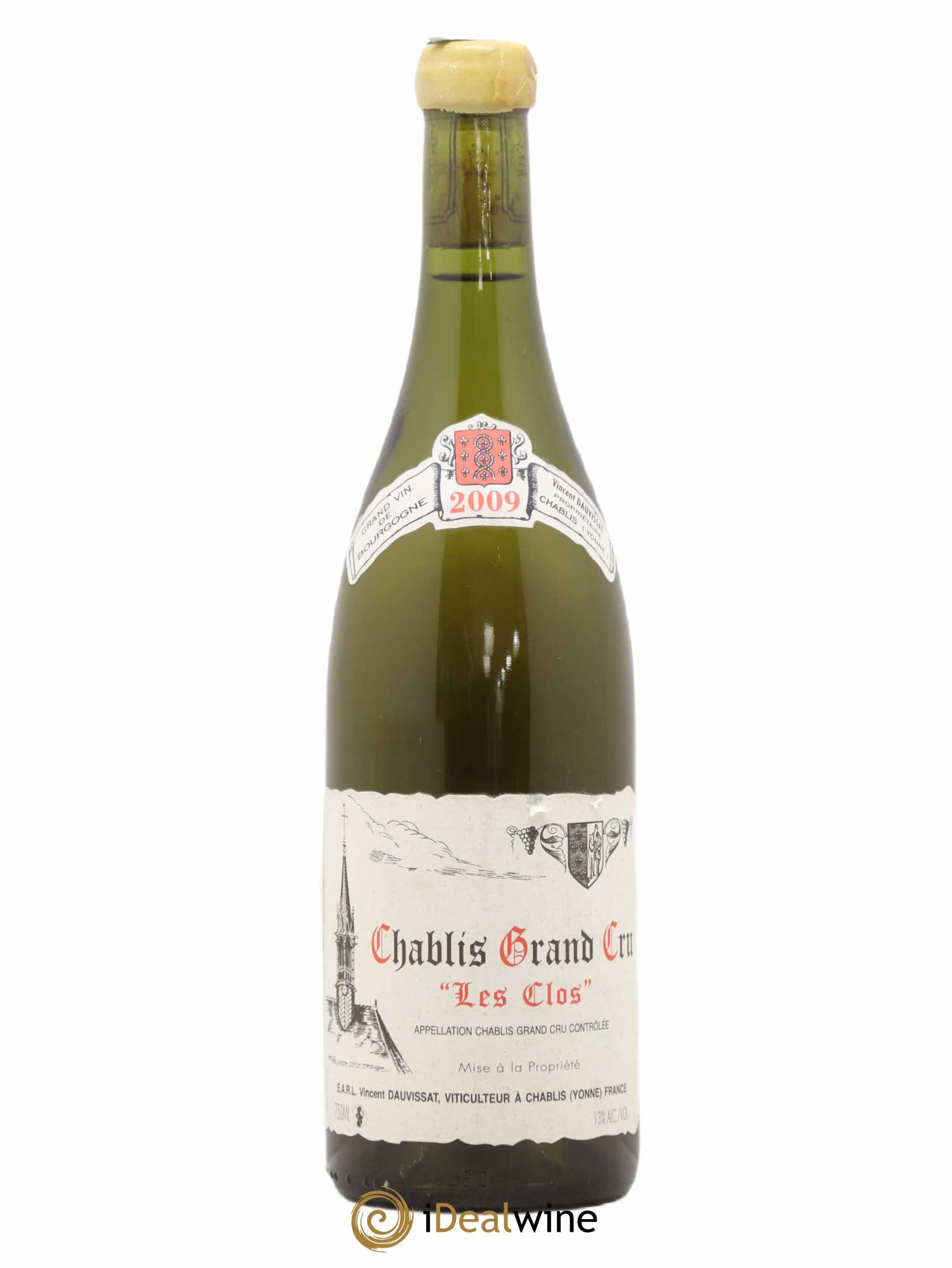 Chablis Grand Cru Les Clos Vincent Dauvissat (Domaine) 2009 - Lot de 1 bouteille - 0