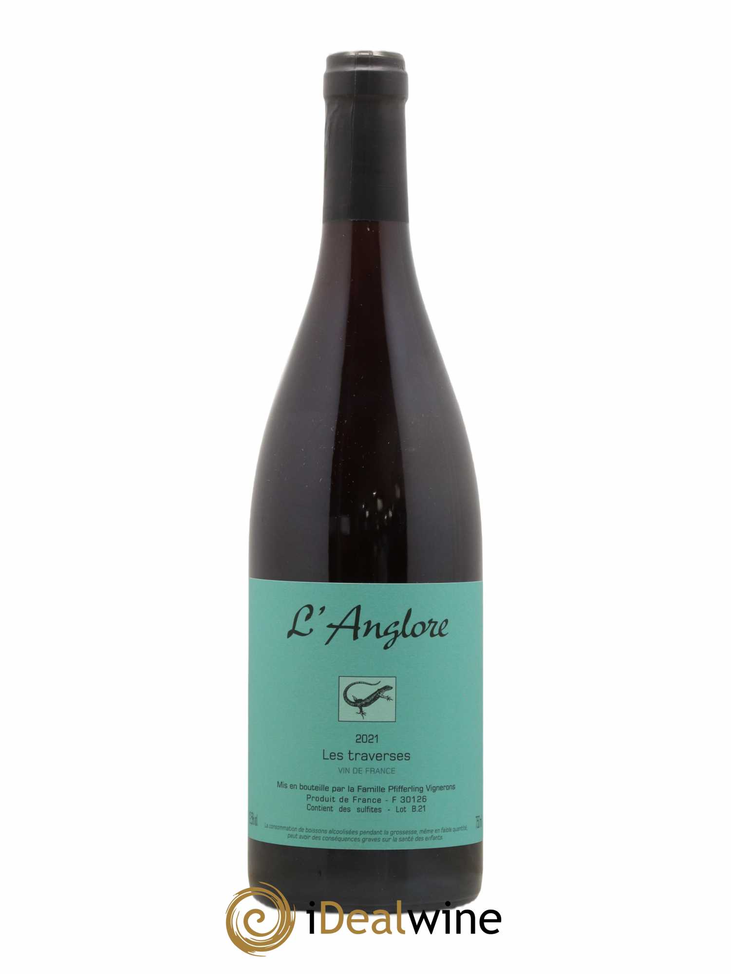Vin de France Les Traverses L'Anglore 2021 - Lot de 1 bouteille - 0