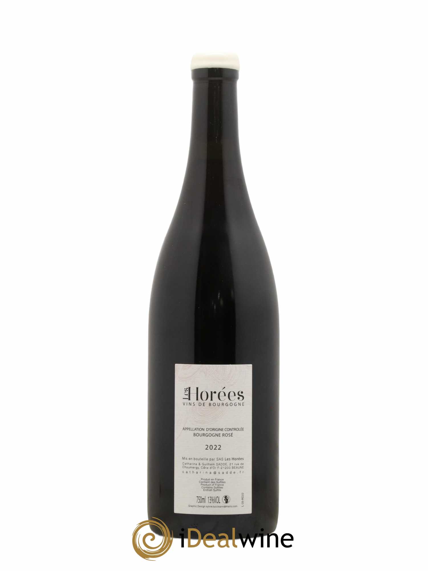 Bourgogne Rosé Bonheur Domaine les Horées 2022 - Lot de 1 bouteille - 1