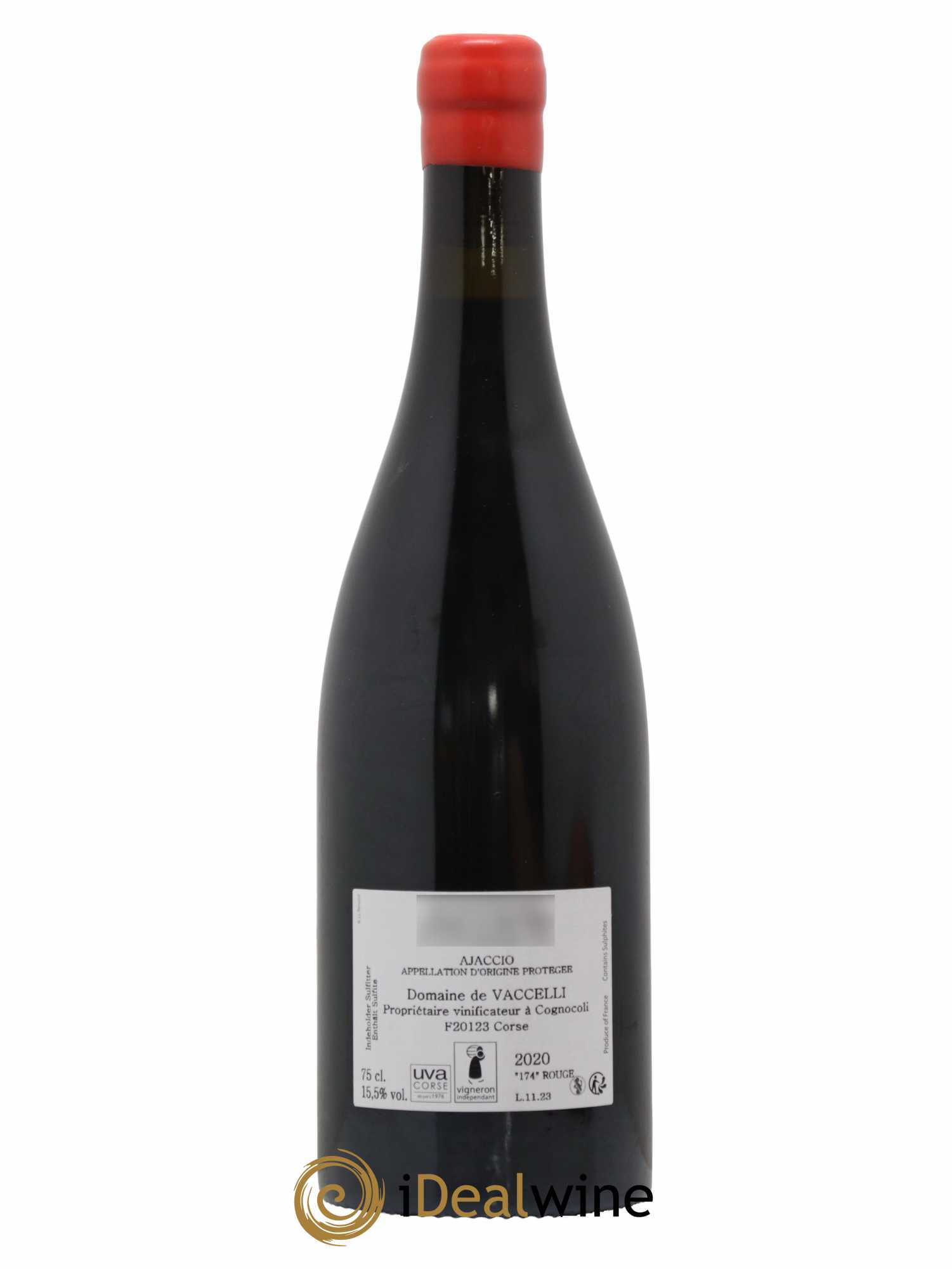 Ajaccio Granit 174 Vaccelli 2020 - Lot de 1 bouteille - 1