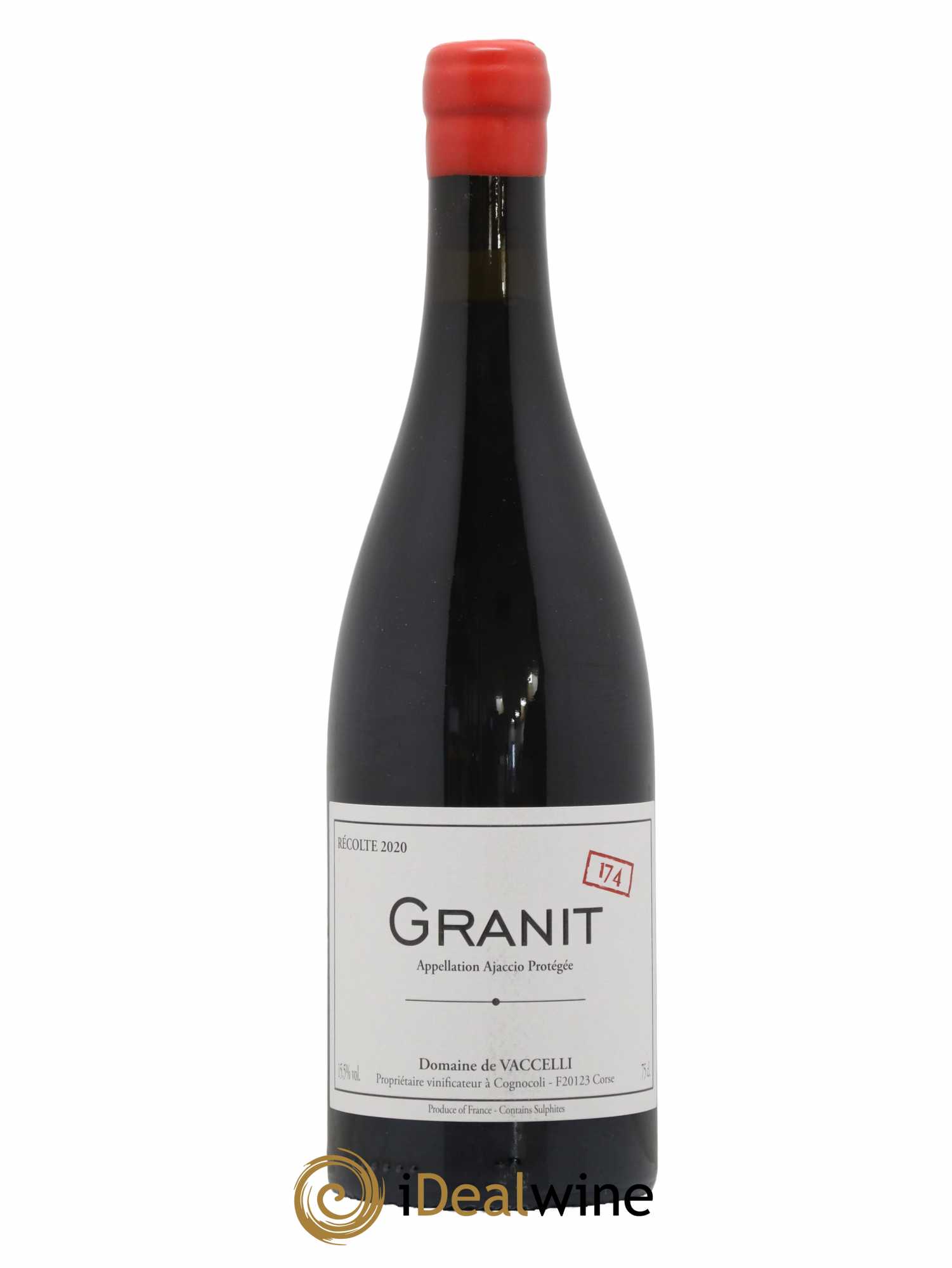 Ajaccio Granit 174 Vaccelli 2020 - Lot de 1 bouteille - 0