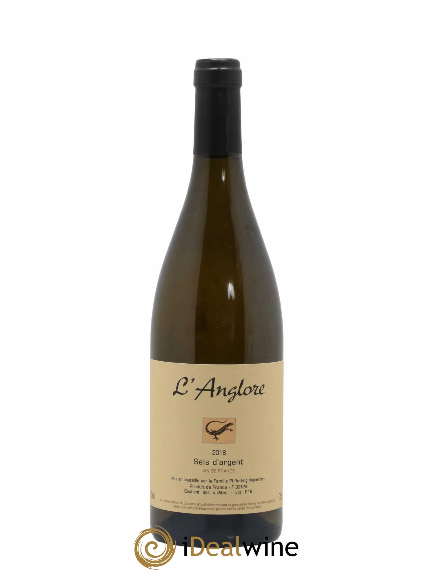 Vin de France Sels d'argent L'Anglore 2018 - Lot de 1 bouteille - 0