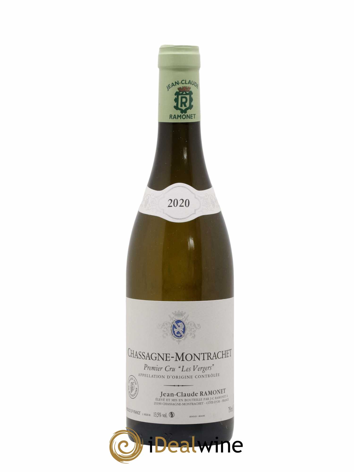 Chassagne-Montrachet 1er Cru Les Vergers Ramonet (Domaine) 2020 - Lot de 1 bouteille - 0