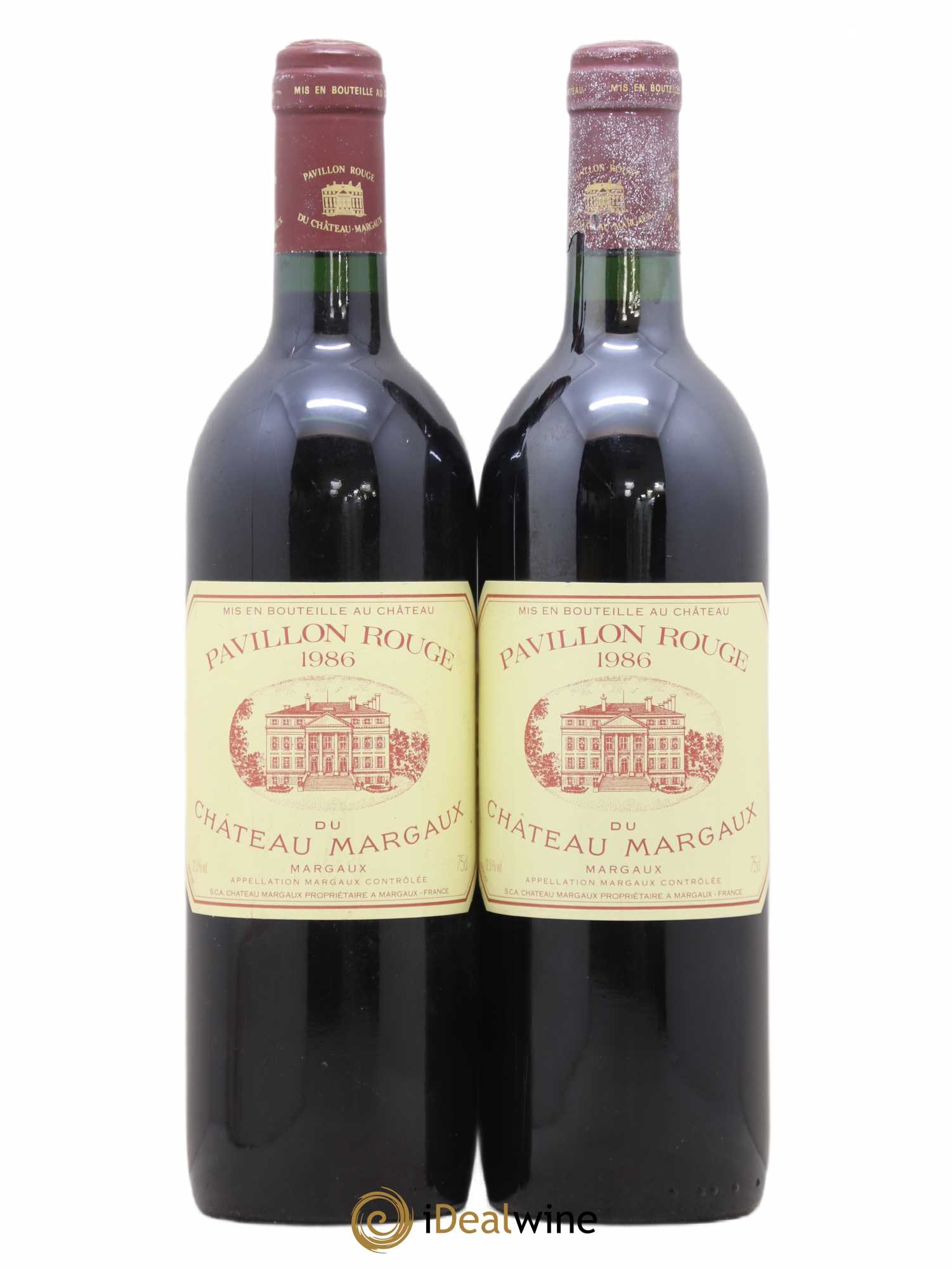 Pavillon Rouge du Château Margaux Second Vin 1986 - Lot de 2 bouteilles - 0