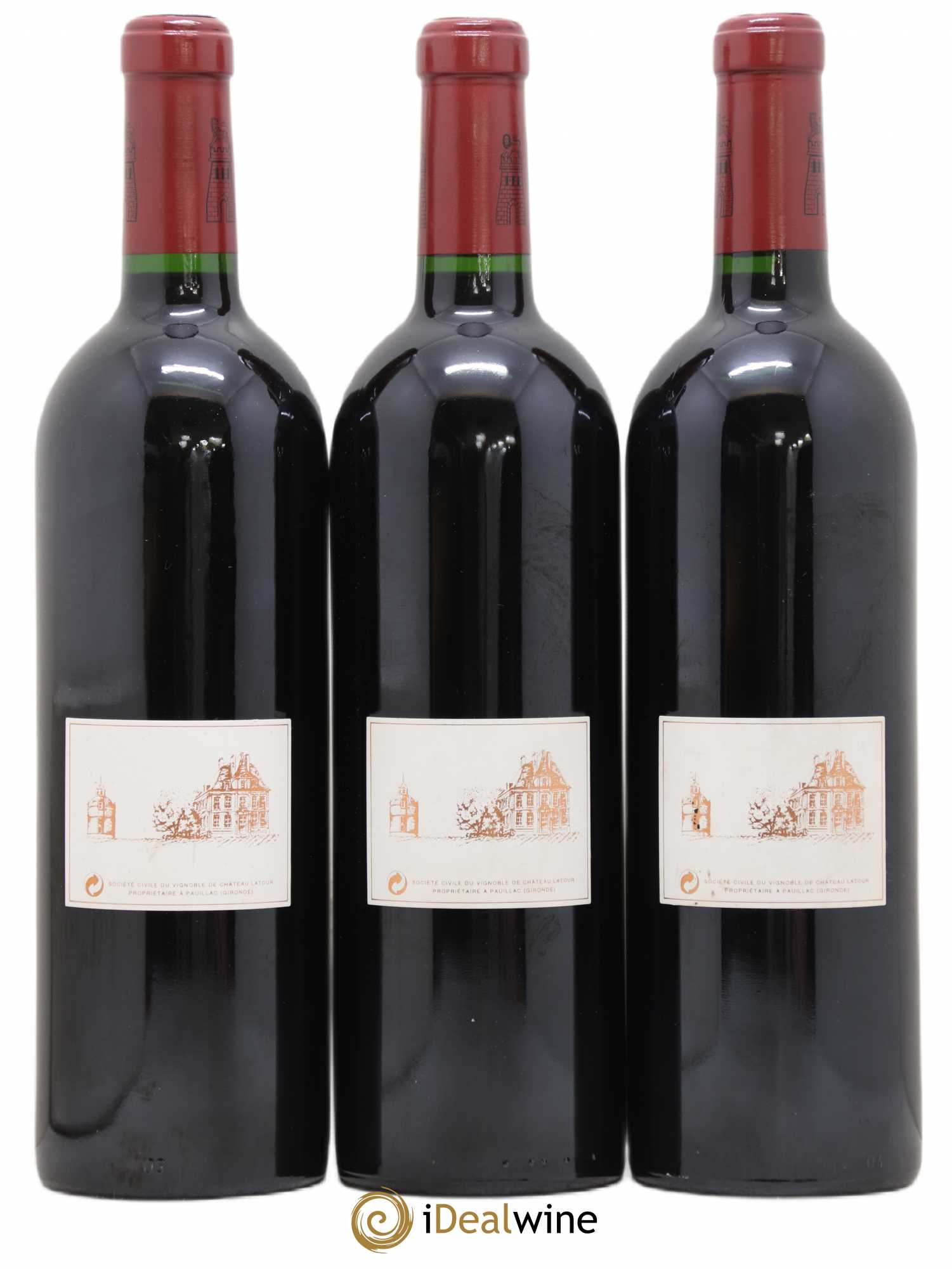Château Latour 1er Grand Cru Classé 1998 - Lot de 3 bouteilles - 1