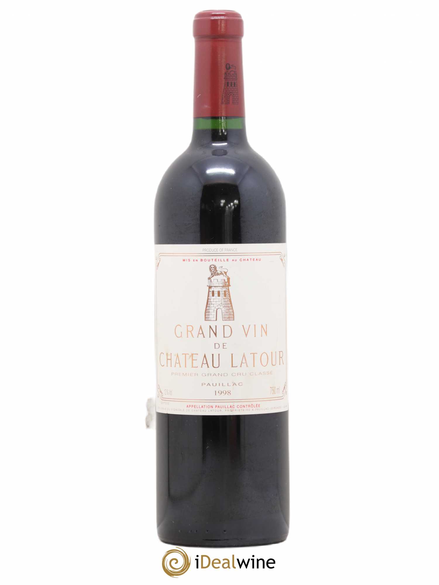 Château Latour 1er Grand Cru Classé 1998 - Lot de 1 bouteille - 0