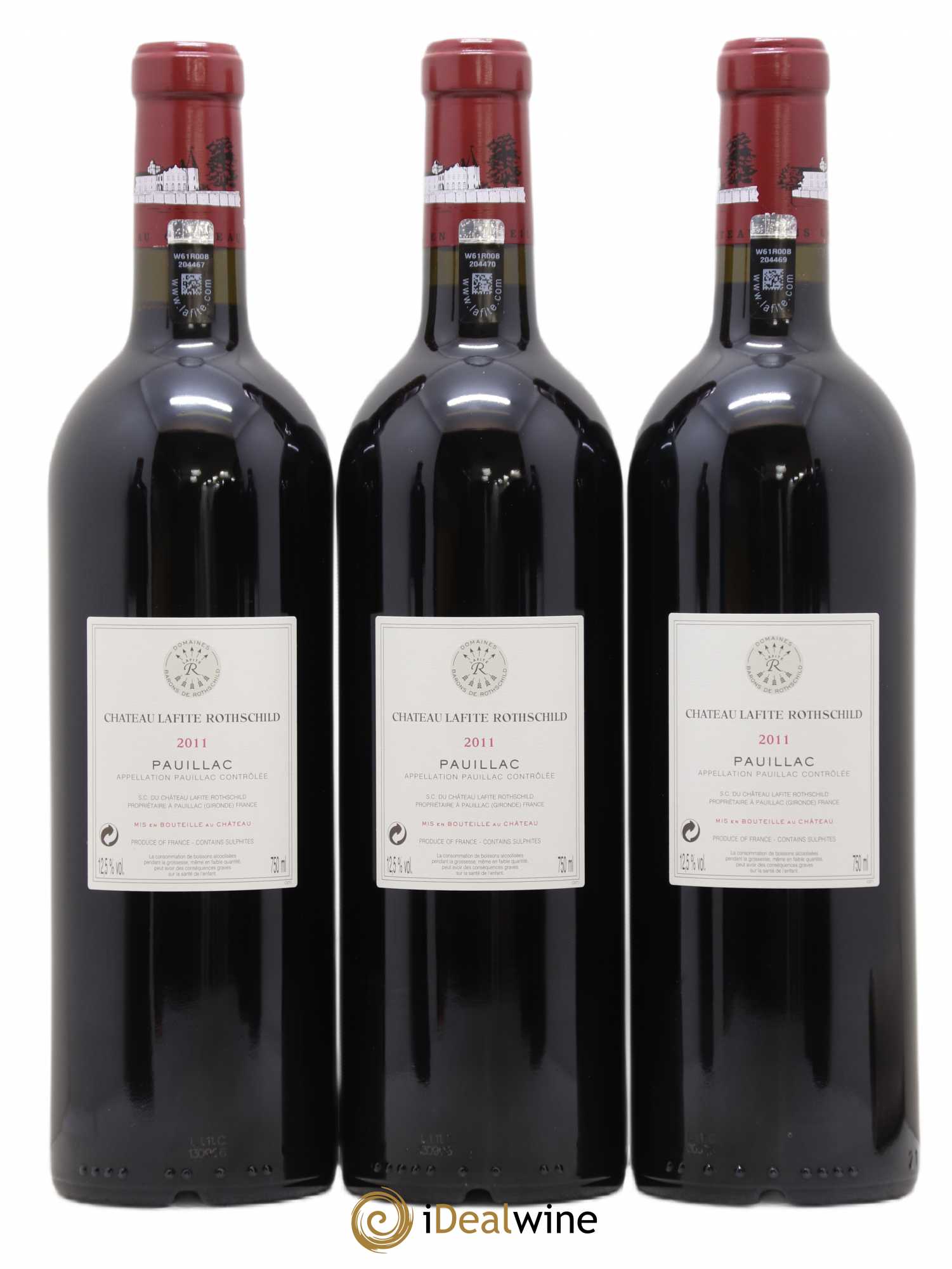 Château Lafite Rothschild 1er Grand Cru Classé 2011 - Lot de 6 bouteilles - 2